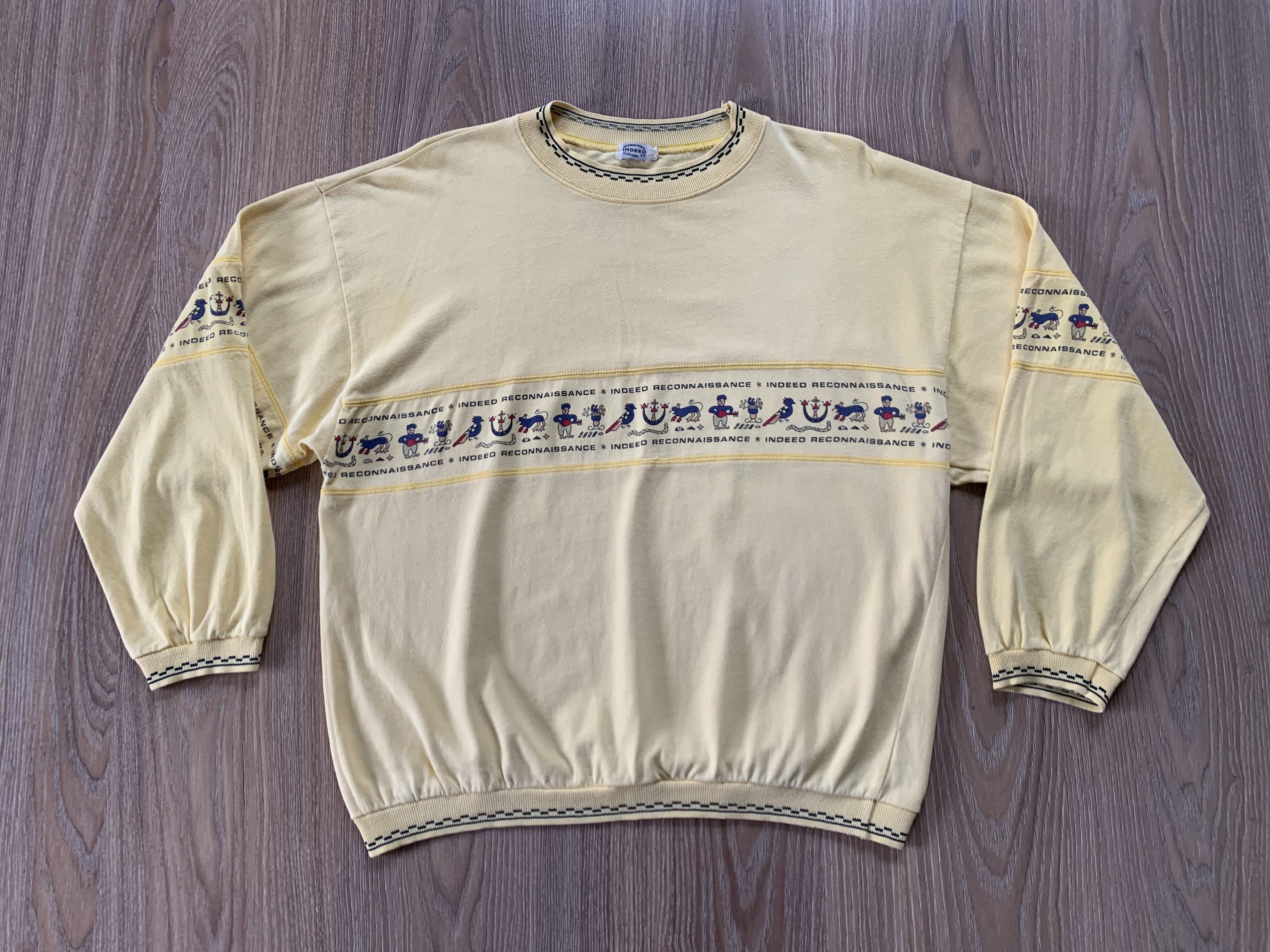 Vintage Indeen Reconnaissance Vintage Cotton Printed Sweatshirt Size US M / EU 48-50 / 2 - 3 Thumbnail