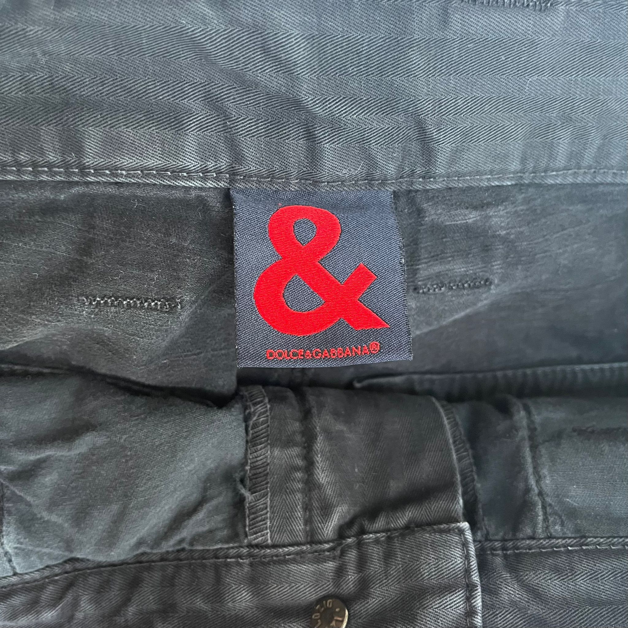 Dolce & Gabbana × Vintage Dolce Gabbana Vintage Sunfaded Cargo Bondage y2k Pants Size US 29 - 6 Thumbnail