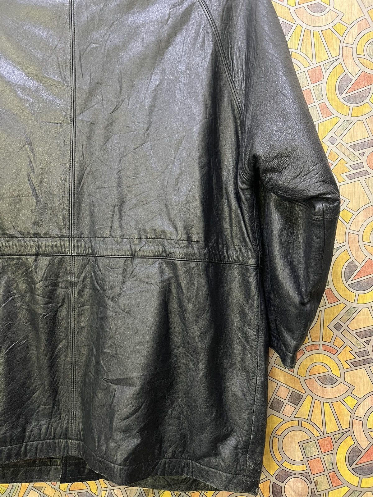 Other DOPIO LEATHER WEAR JACKET ITALIAN TASTE. GJ37 Size US L / EU 52-54 / 3 - 8 Thumbnail