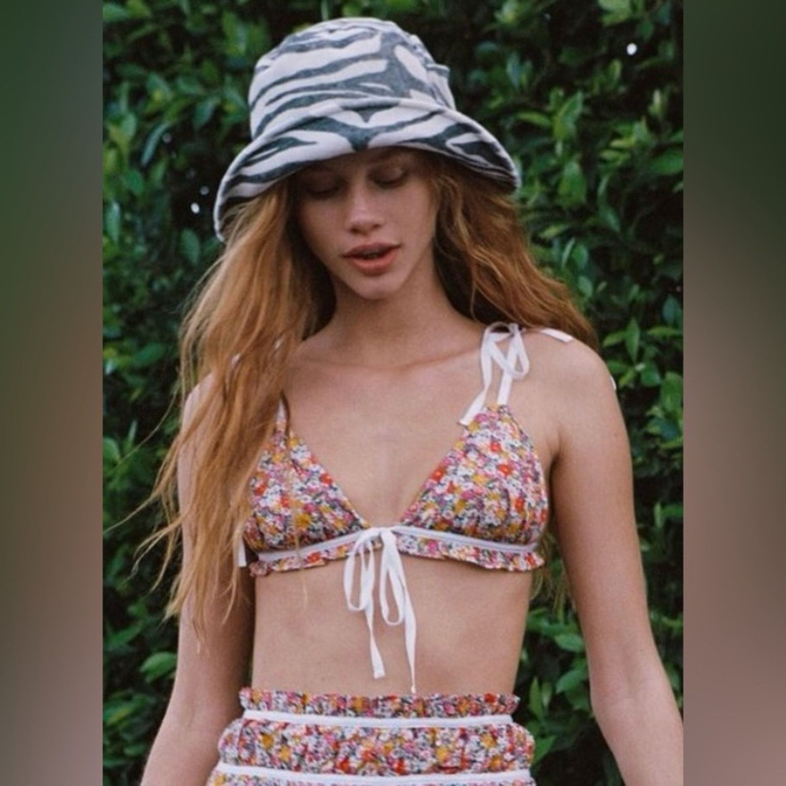 For Love & Lemons NWT For Love & Lemons $115 Floral Print Bralette Top Size XL Size XL / US 12-14 / IT 48-50 - 6 Thumbnail