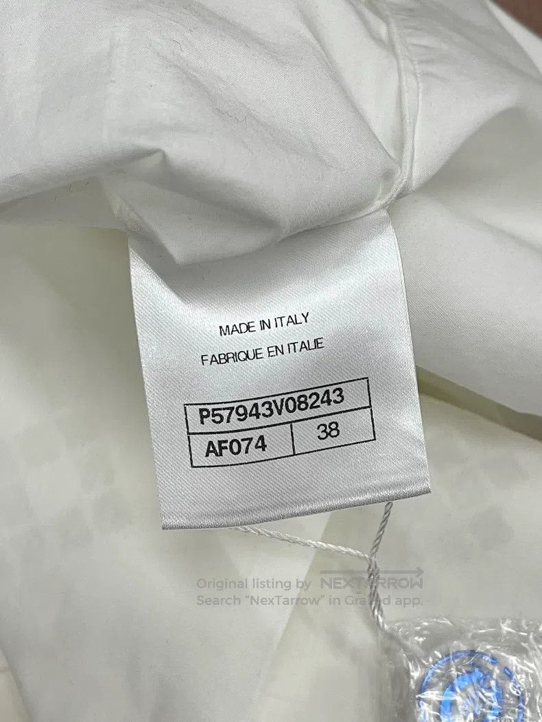 Chanel Chanel White stitching hollow lapel shirt long sleeves Size XS / US 0-2 / IT 36-38 - 8 Thumbnail