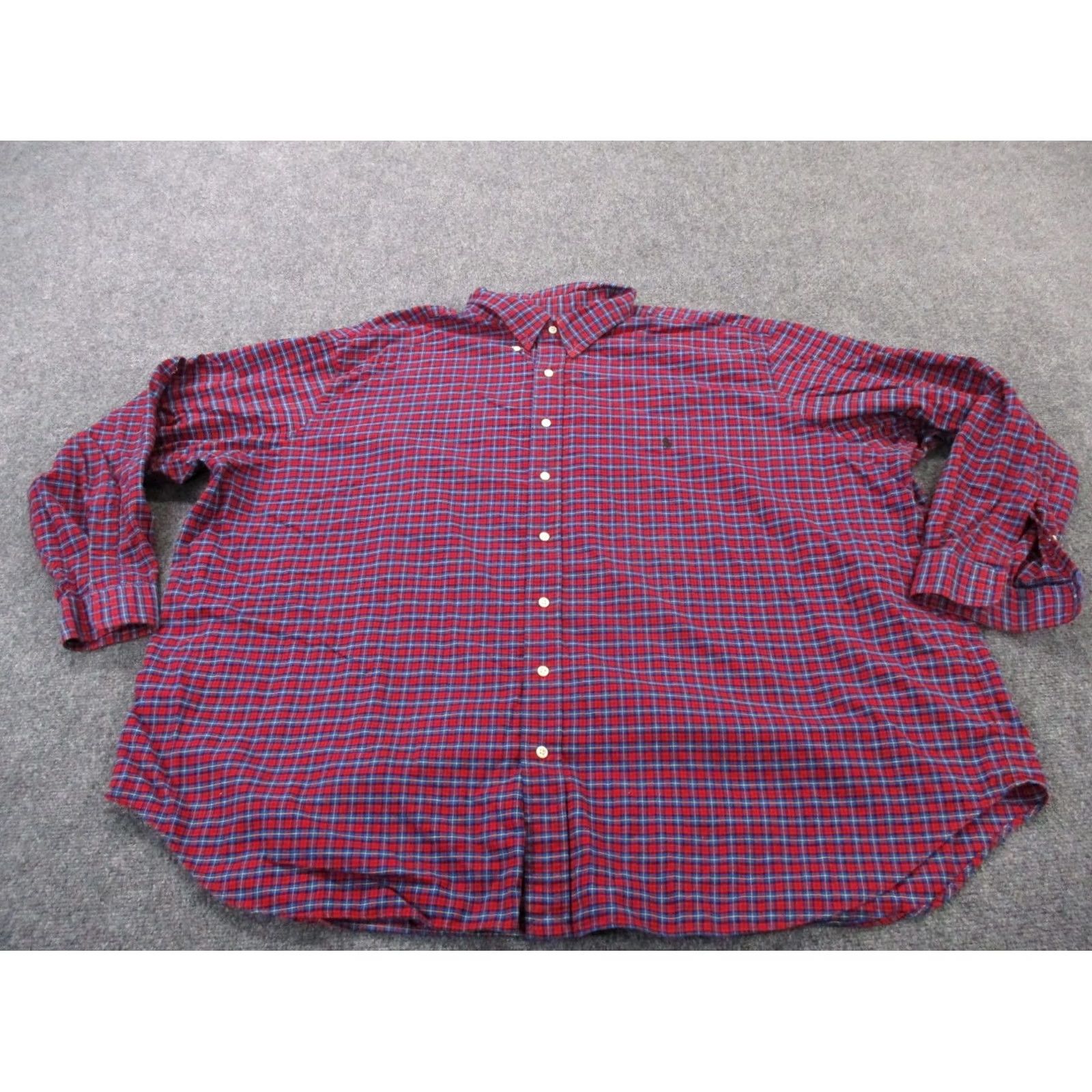 Polo Ralph Lauren Polo Ralph Lauren Men Shirt 4XB Plaid Flannel Work Country Barn Casual Pony Logo Size US XXL / EU 58 / 5 - 2 Thumbnail