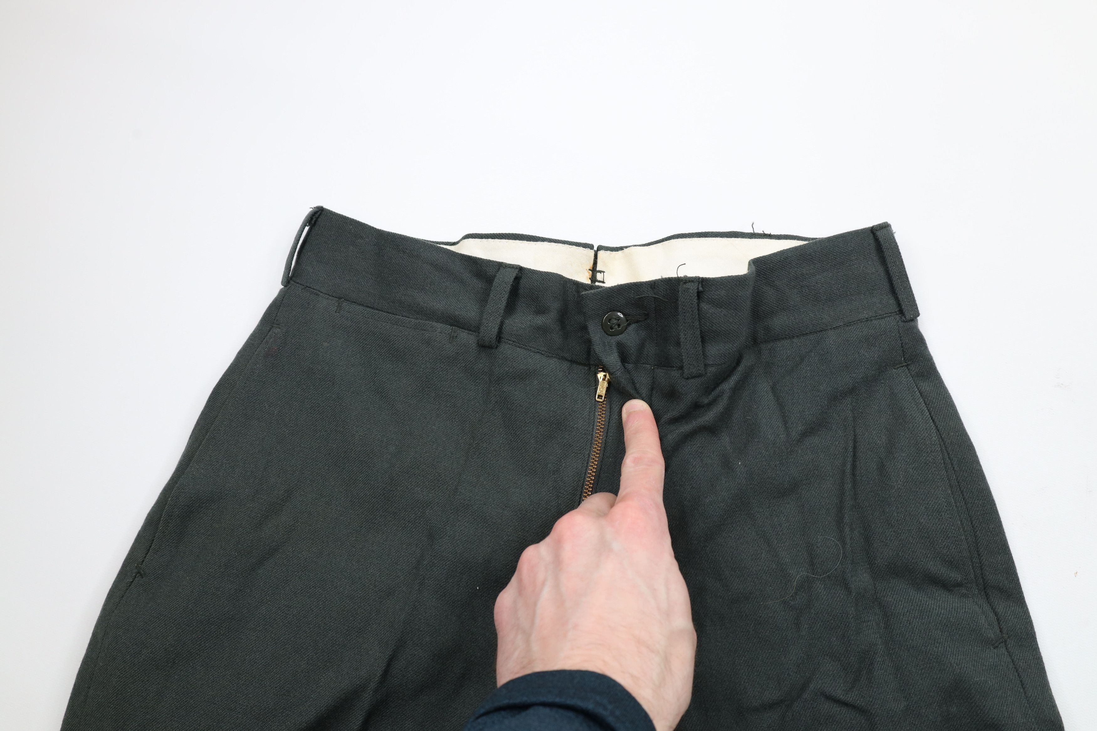 Vintage Vintage 50s Korean War Army Green 44 Trousers Pants USA Size US 30 / EU 46 - 8 Thumbnail