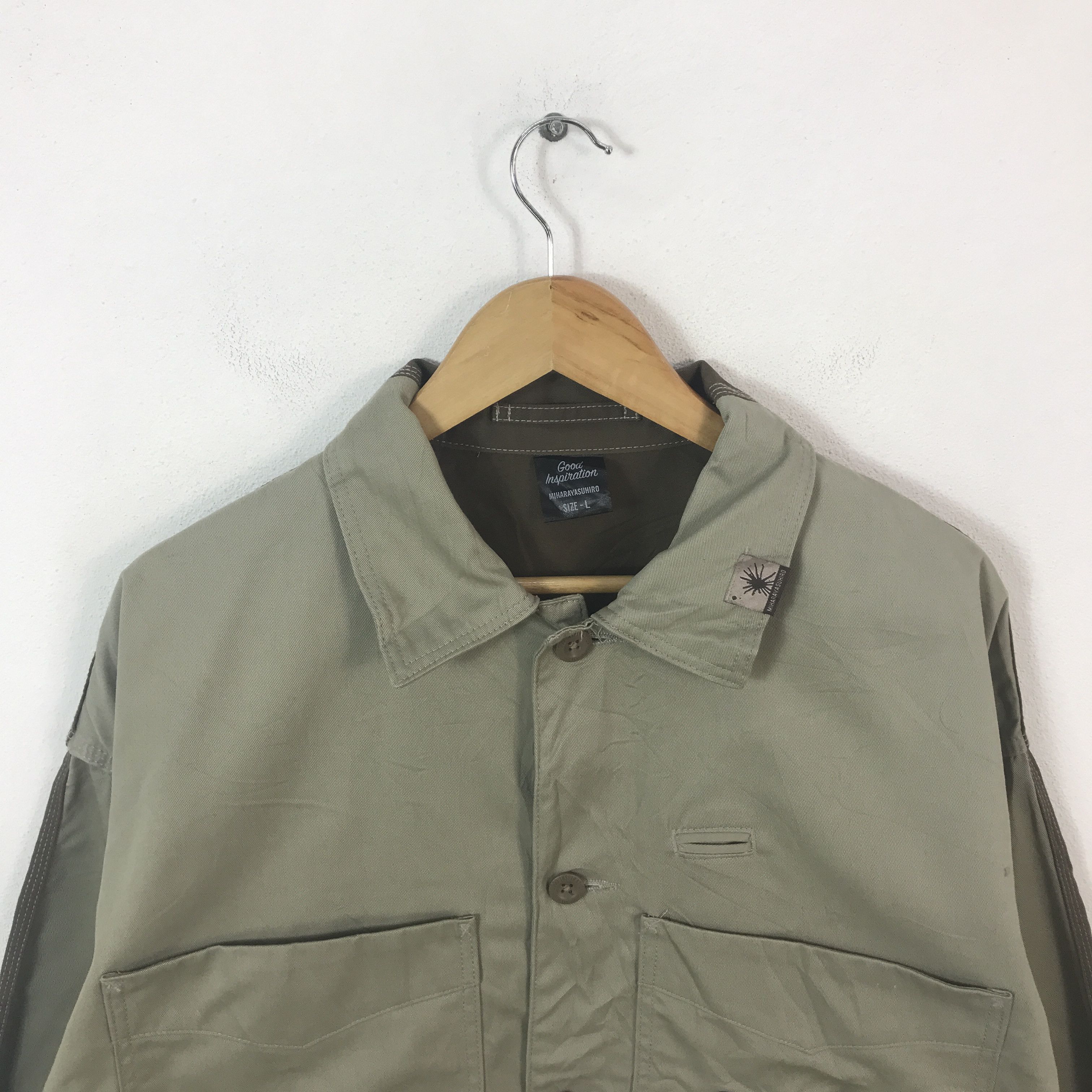 GU × Maison MIHARA YASUHIRO Maison Mihara Yasuhiro x Gu Workers button jacket Size US L / EU 52-54 / 3 - 2 Thumbnail