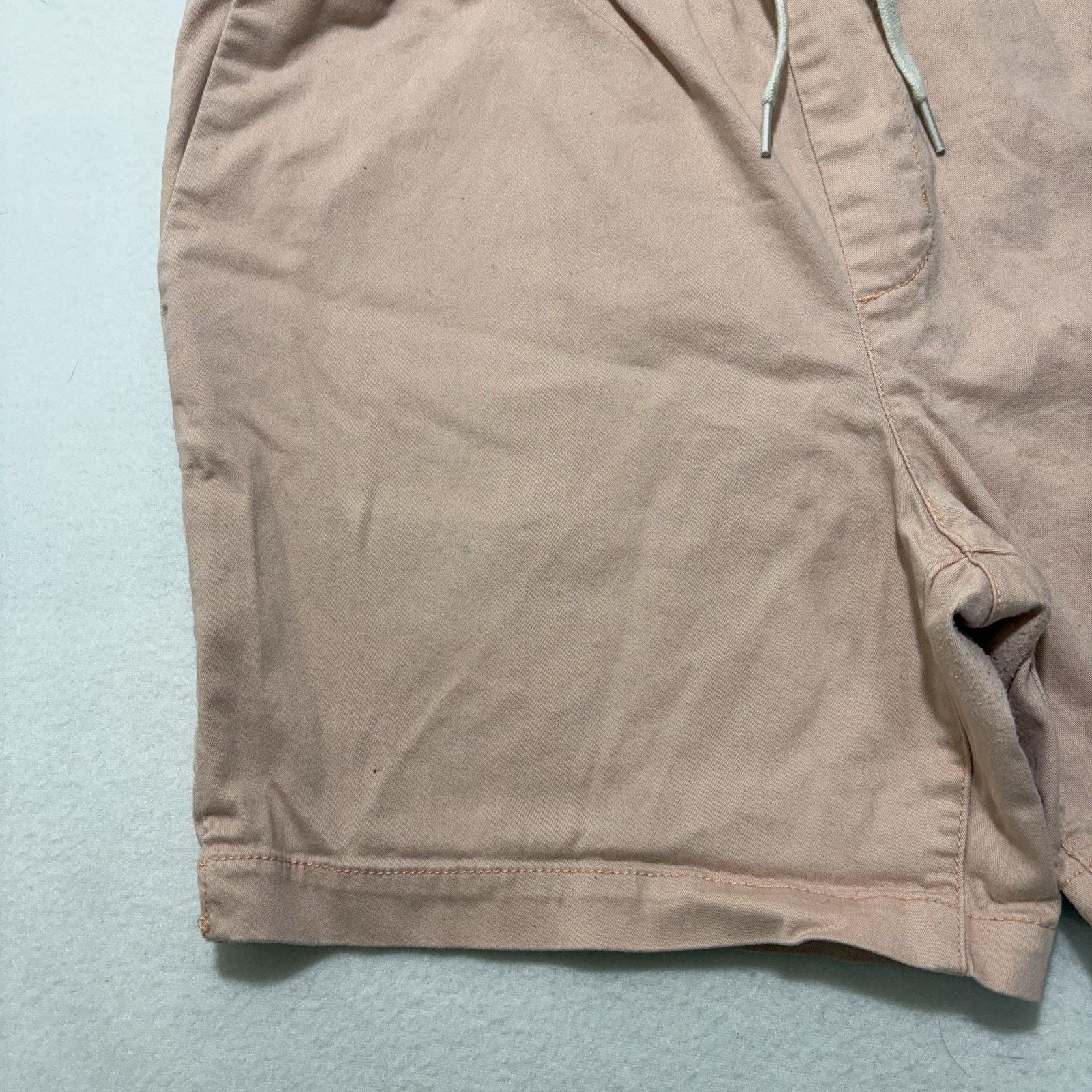 Pacsun Pacsun Large Cotton Textured Volley Shorts Drawstring Pink Size US 36 / EU 52 - 6 Thumbnail