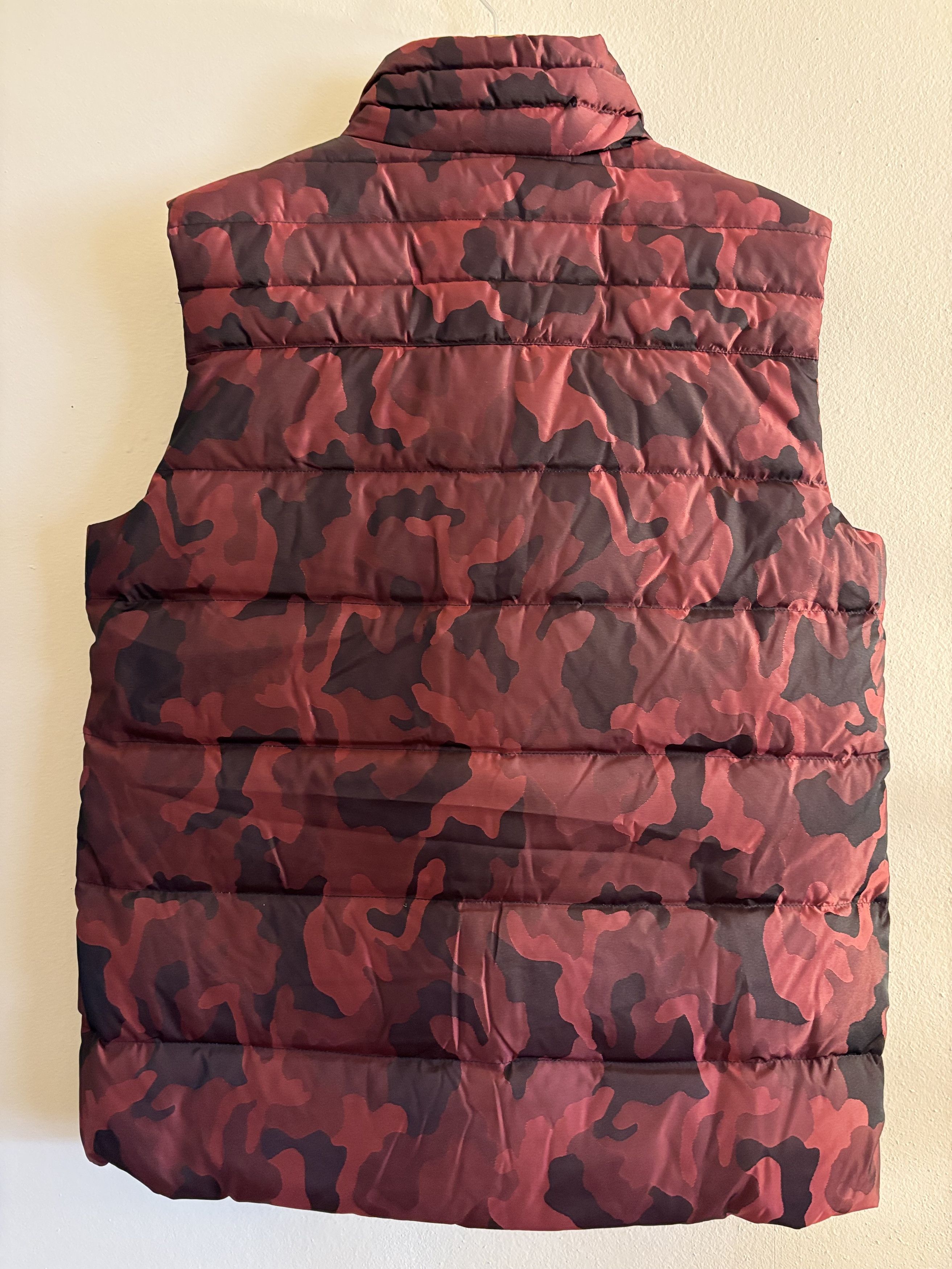 Jared Lang Jared Lang Red Camo Puffer Vest Size US M / EU 48-50 / 2 - 2 Thumbnail