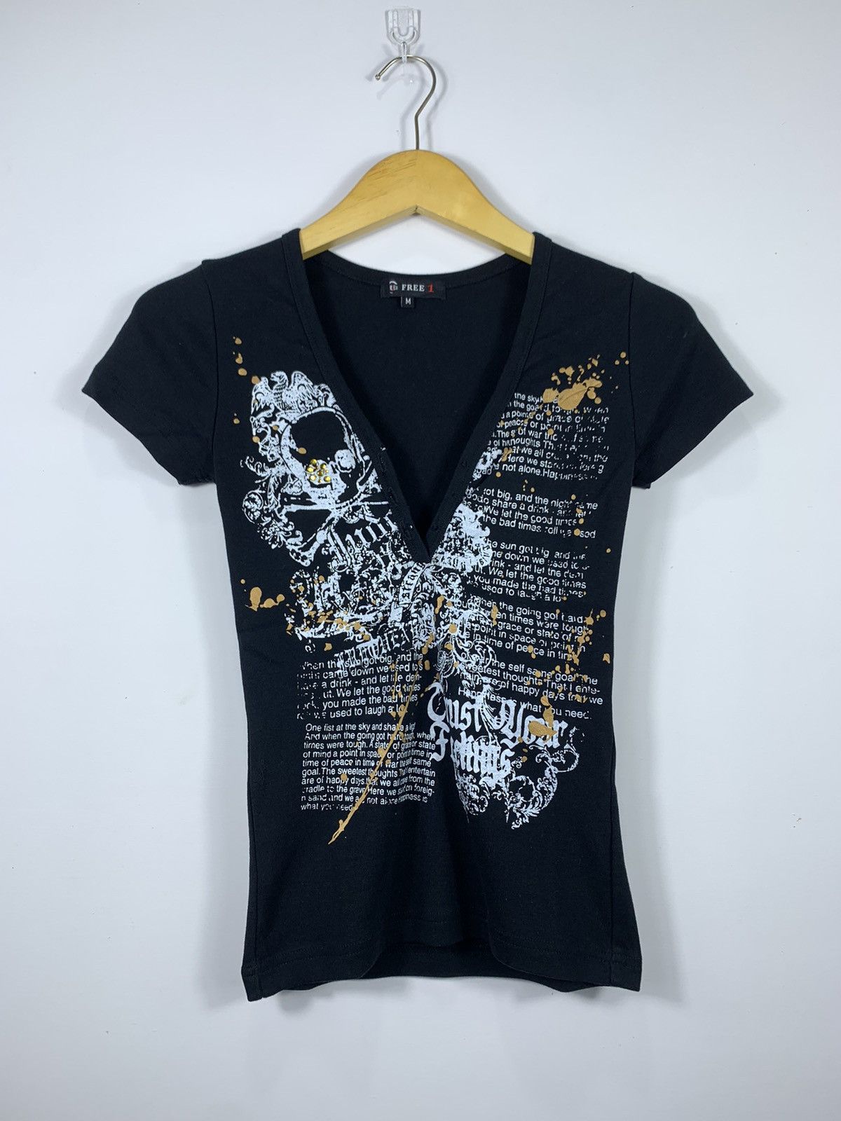 Japanese Brand × Vintage FREE ONE SEDITIONARIES GOTHIC PUNK SKULL JAPANESEBRAND Size US S / EU 44-46 / 1 - 1 Thumbnail