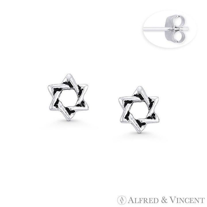 Other Star of David Jewish Charm Stud Earrings Size ONE SIZE - 1 Preview