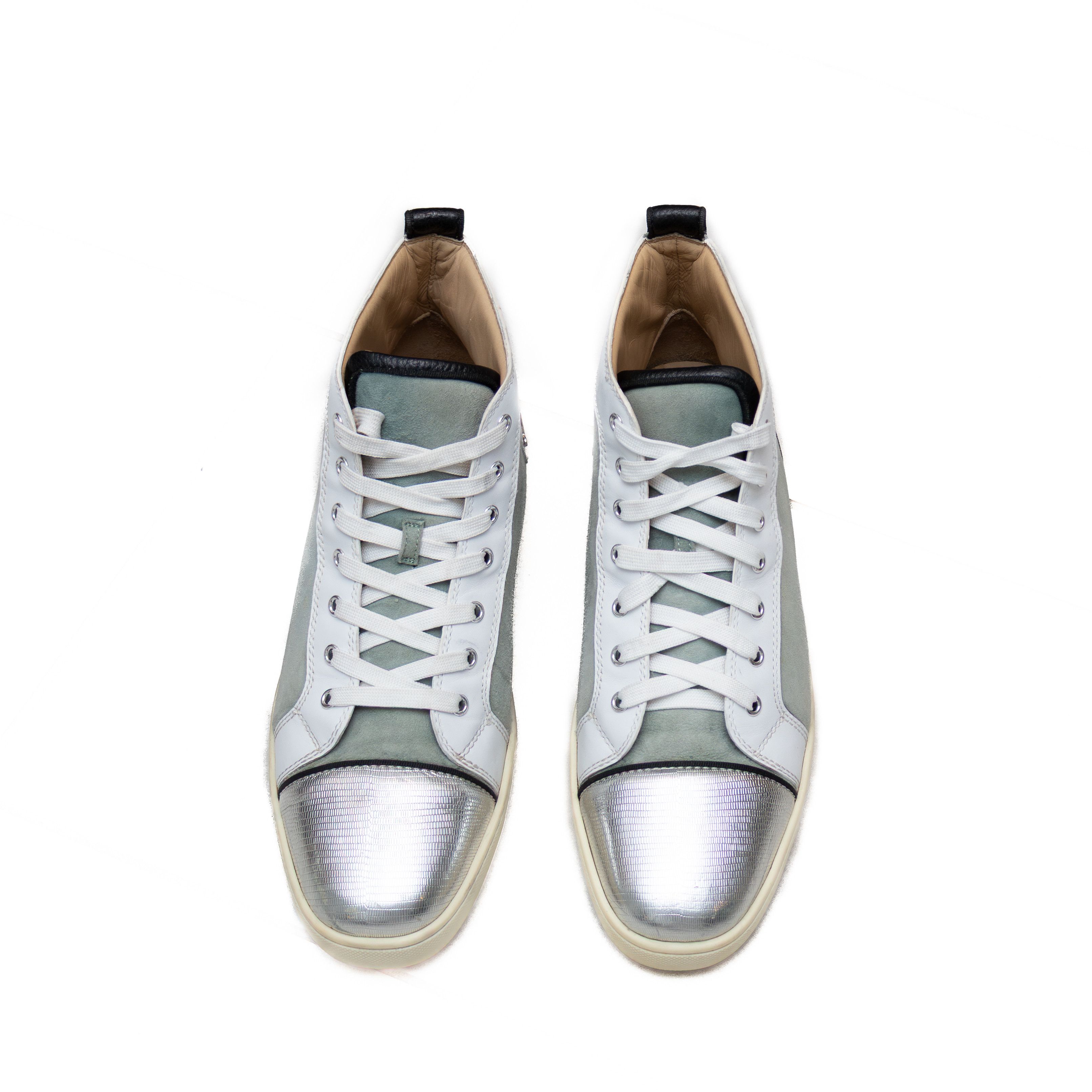 Christian Louboutin Christian Louboutin Grey Suede Sneakers US 12 / UK 11 Size US 12 / EU 45 - 5 Thumbnail