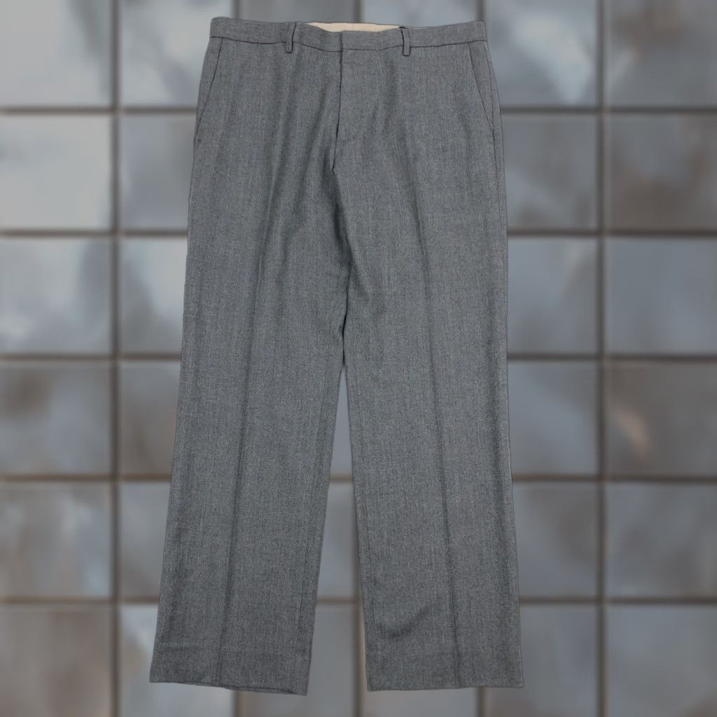 Banana Republic Banana Republic Dress Pants Mens Tailored 36x26 Black Flat  Front Straight Fit | Grailed