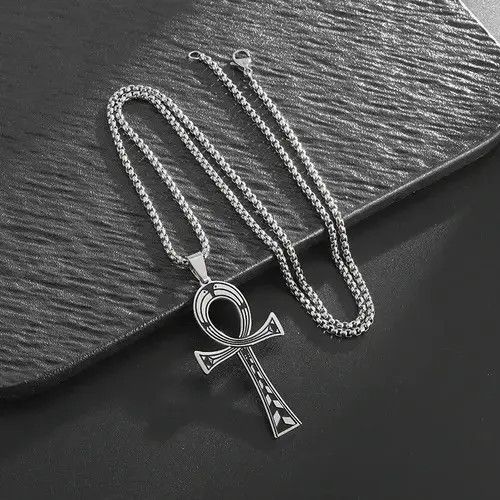Jewelry Egypt Ankh Cross Key of Life Pendant Necklace Size ONE SIZE - 1 Thumbnail