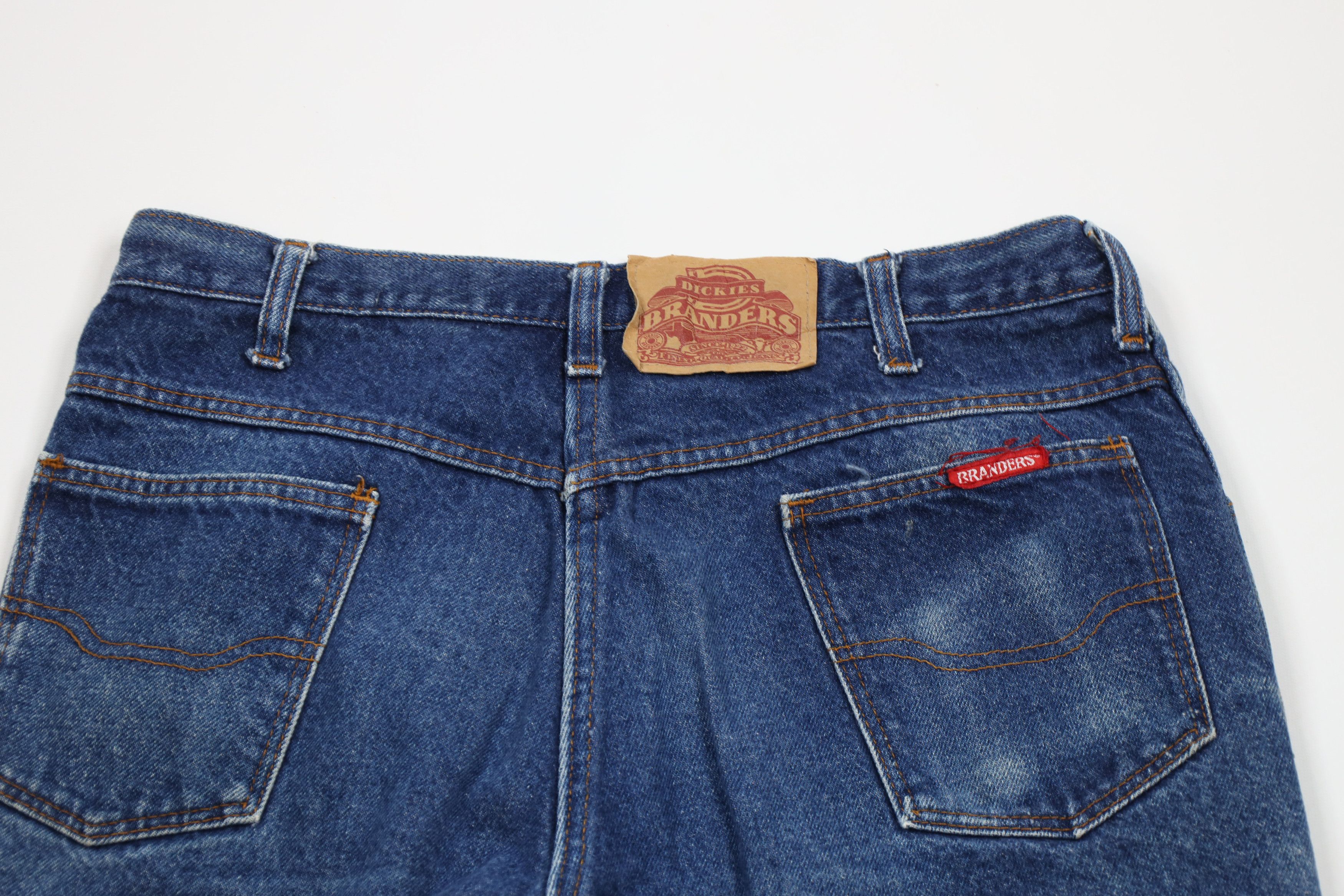Dickies × Vintage Vintage 70s 80s Dickies Branders Straight Leg Denim Jeans Size US 32 / EU 48 - 11 Thumbnail