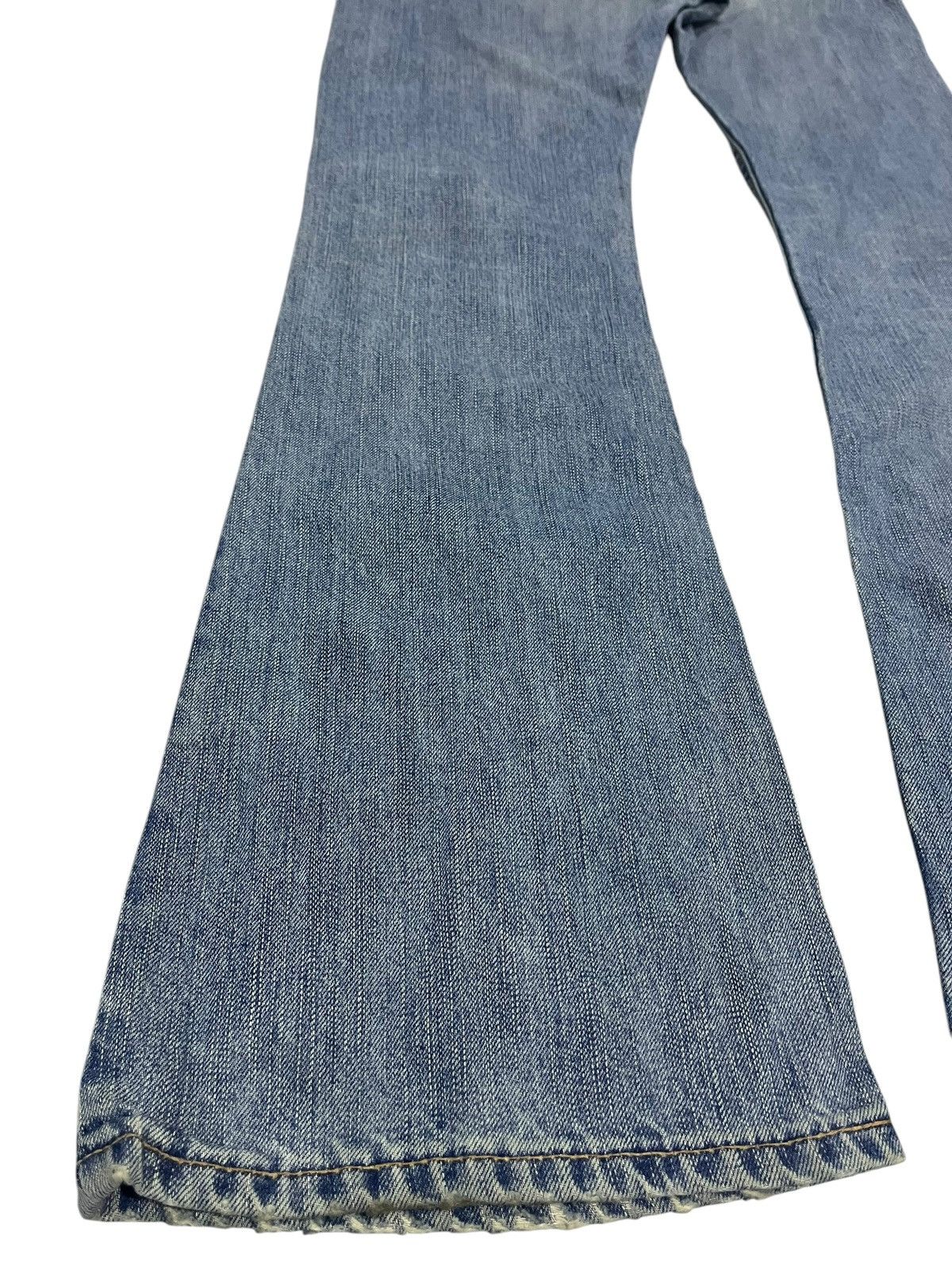 If Six Was Nine SUPER FLARE💥 VINTAGE EDWIN WASHED BLUE DENIM PANTS Size 32" / US 10 / IT 46 - 12 Thumbnail