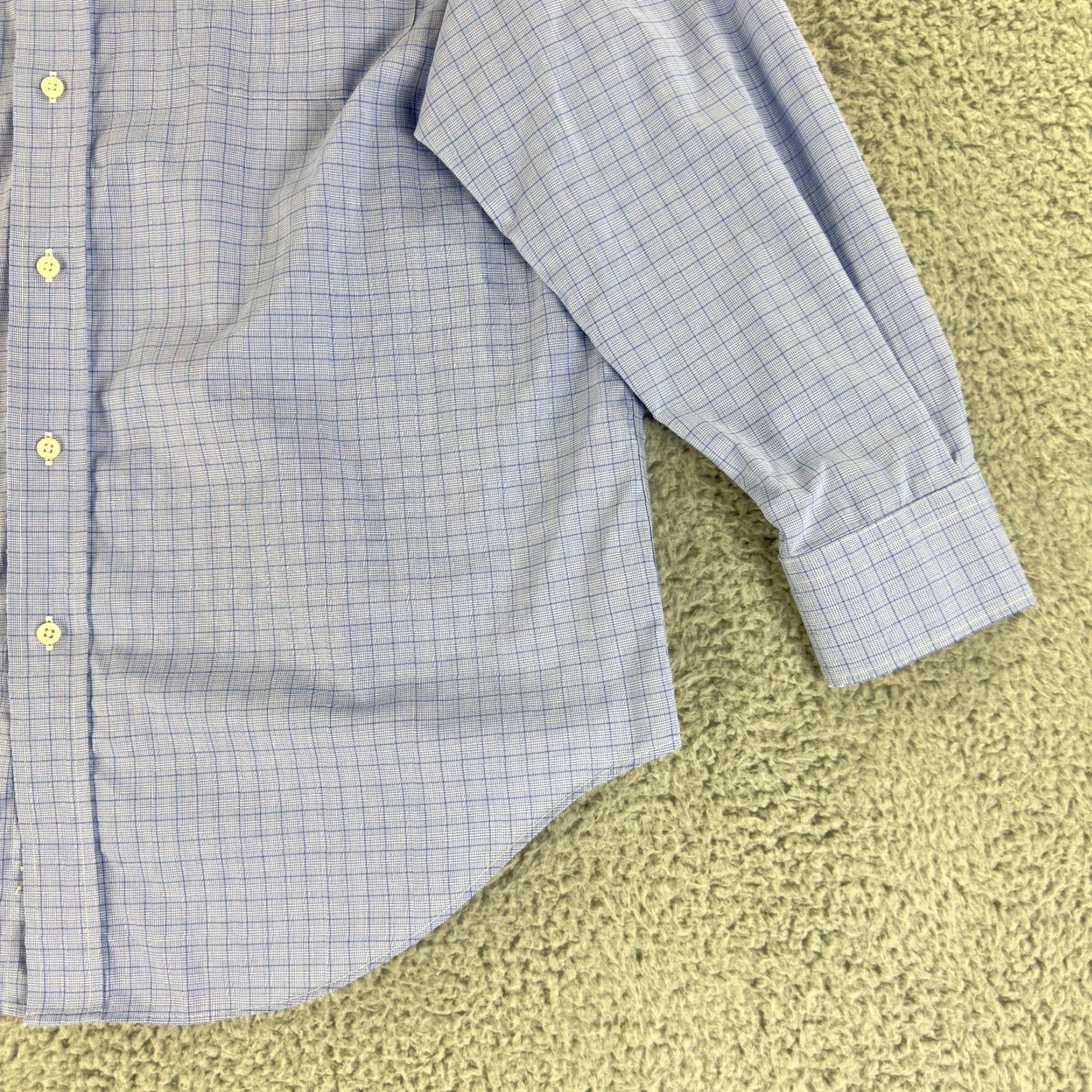 Ralph Lauren Lauren Ralph Lauren Button-Down Shirt Mens Large Blue Long Sleeve 100% Cotton Size US L / EU 52-54 / 3 - 3 Thumbnail