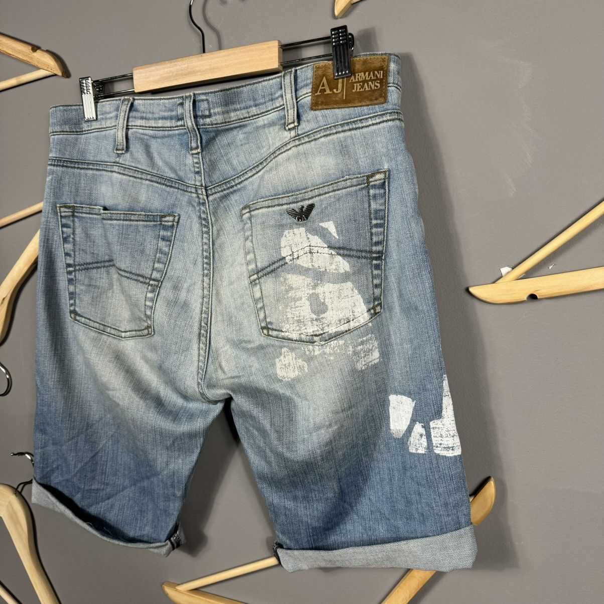 Armani Vintage Armani Jeans AJ Shorts Size US 33 - 11 Thumbnail