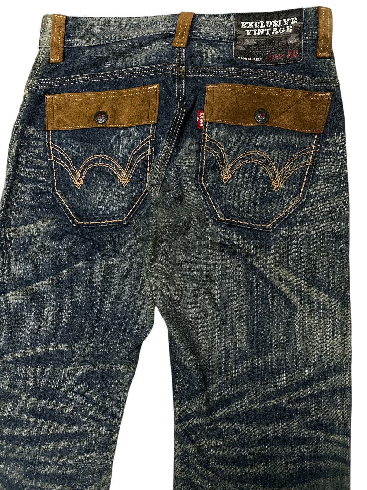 Japanese Brand Vintage Edwin Bushpant Native Style . Size US 34 / EU 50 - 4 Thumbnail