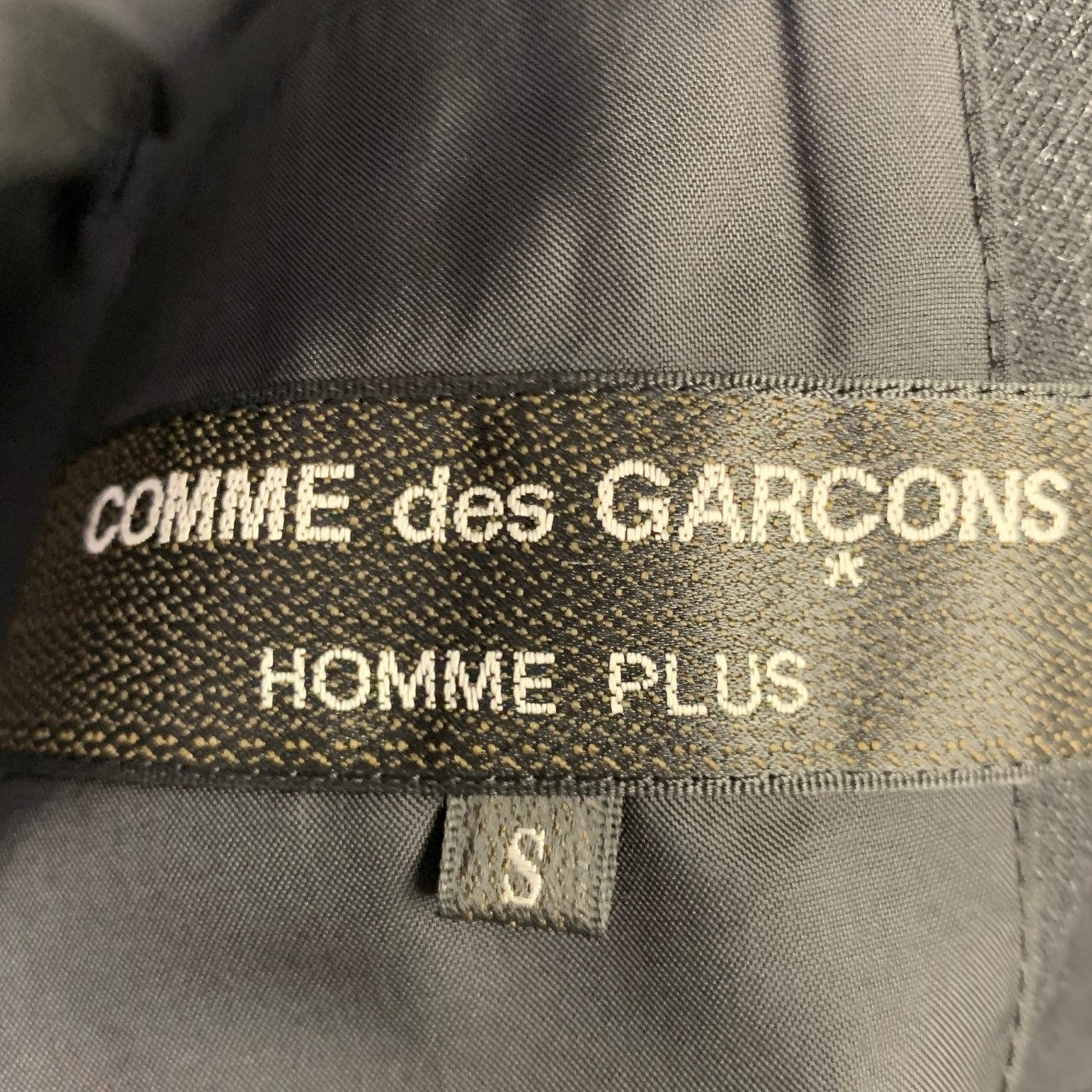 Comme des Garcons Homme Plus PLUS 2012 Size S Black Wool Cashmere Sport Coat Size 36R - 10 Thumbnail
