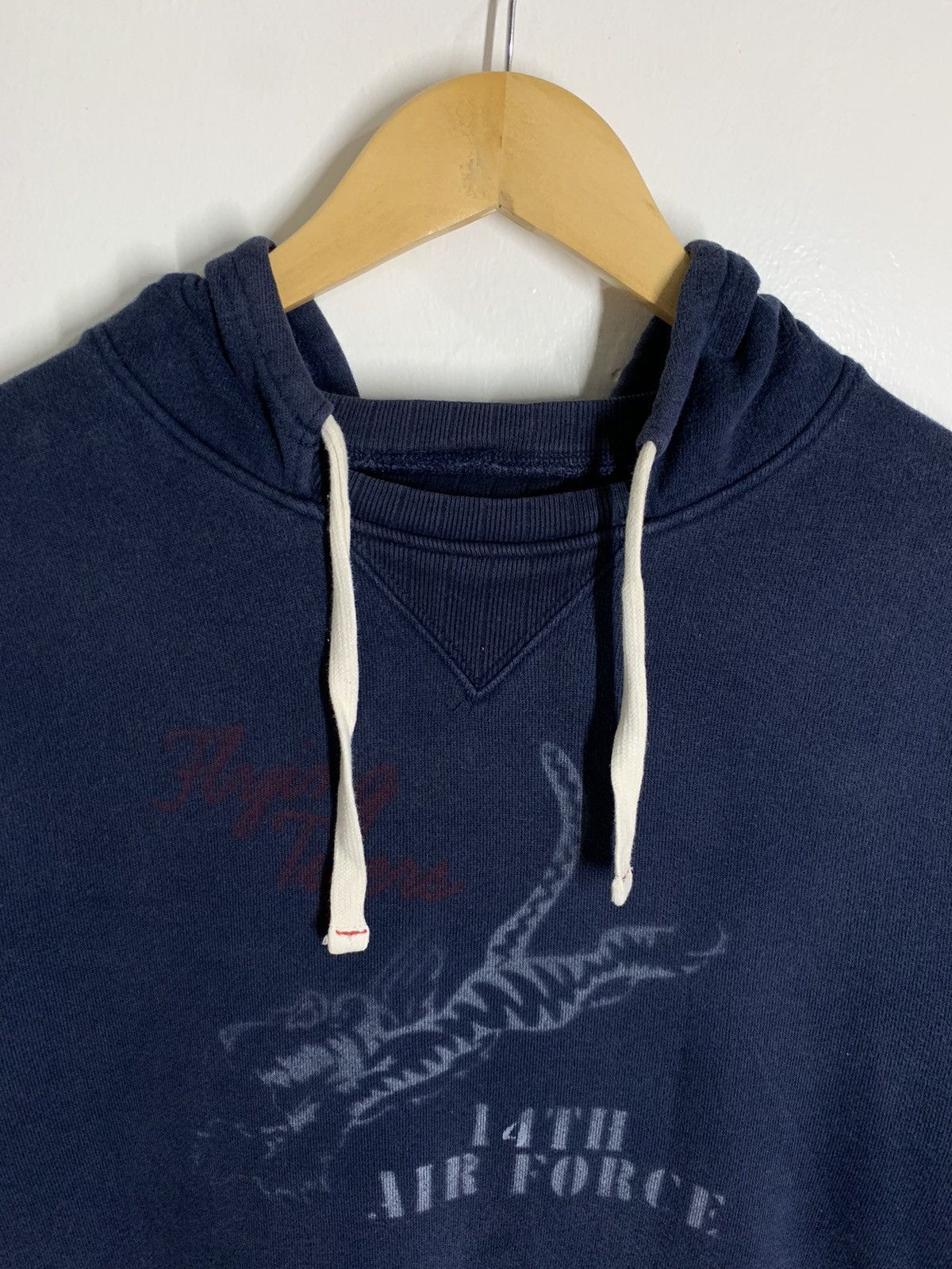 Vintage Vintage 1956 Army Air Force Distressed Hoodie Size US XL / EU 56 / 4 - 2 Thumbnail