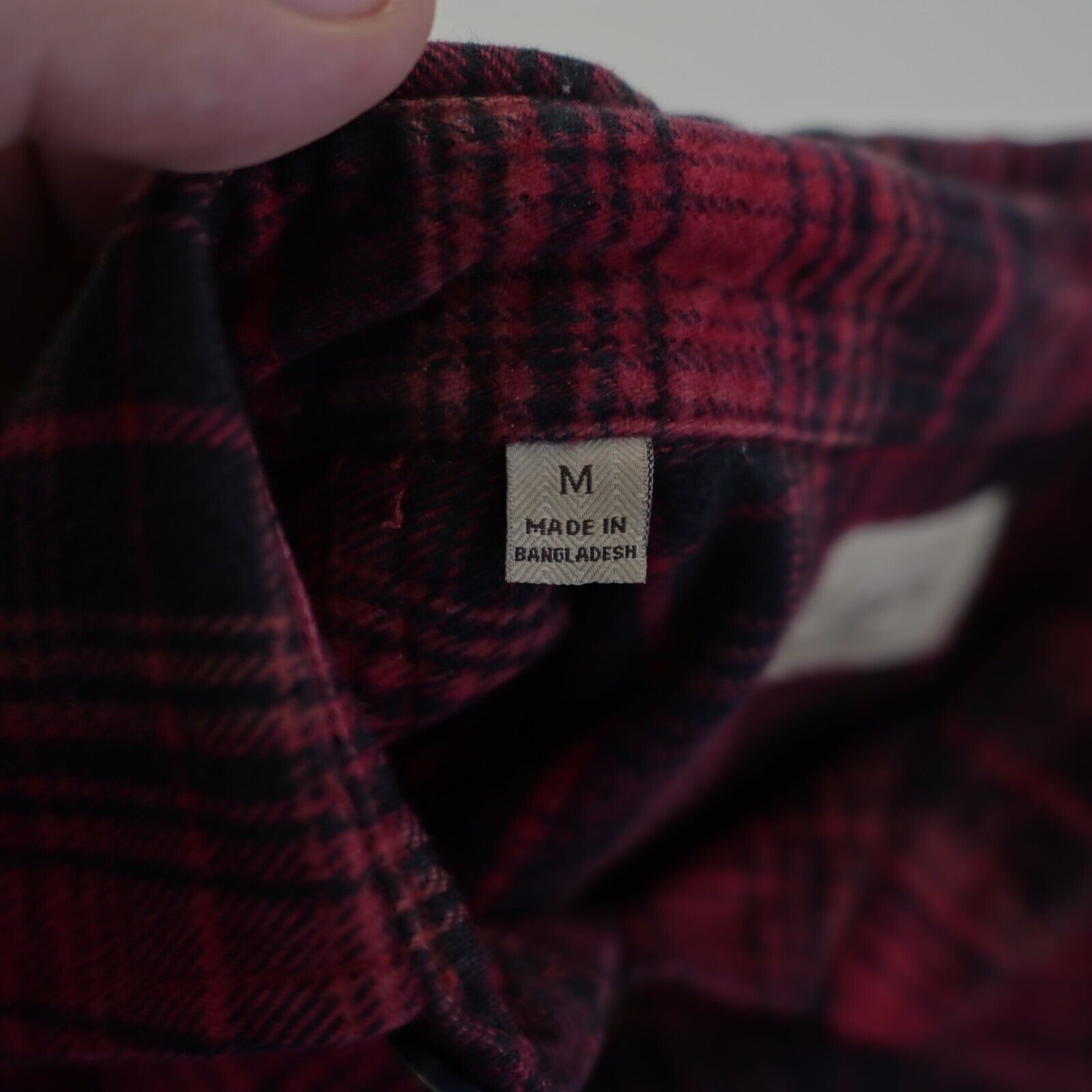 J.A.C.H.S. Mfg. Co. Jachs Red Red Plaid Flannel Medium Collared Dress Shirt Pock Size US M / EU 48-50 / 2 - 10 Thumbnail