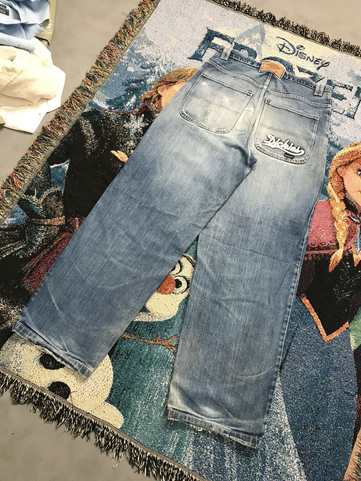 Vintage Dickies big daddy embroidered denim