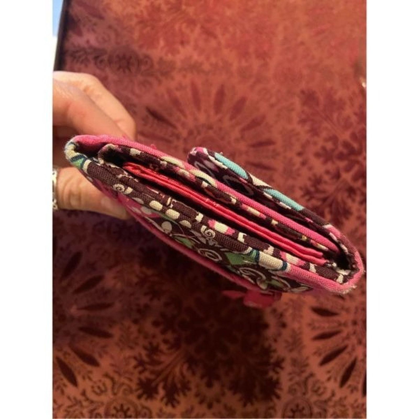 Vera Bradley Vera Bradley Pink Paisley Card-Holder Wallet Size ONE SIZE - 6 Thumbnail