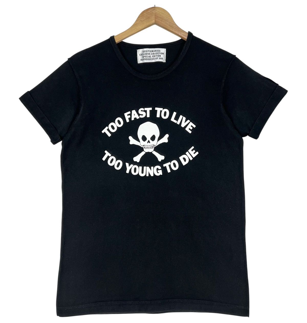 Japanese Brand Too fast to live too young too die Seditionaries 666 Japan Size US S / EU 44-46 / 1 - 1 Thumbnail