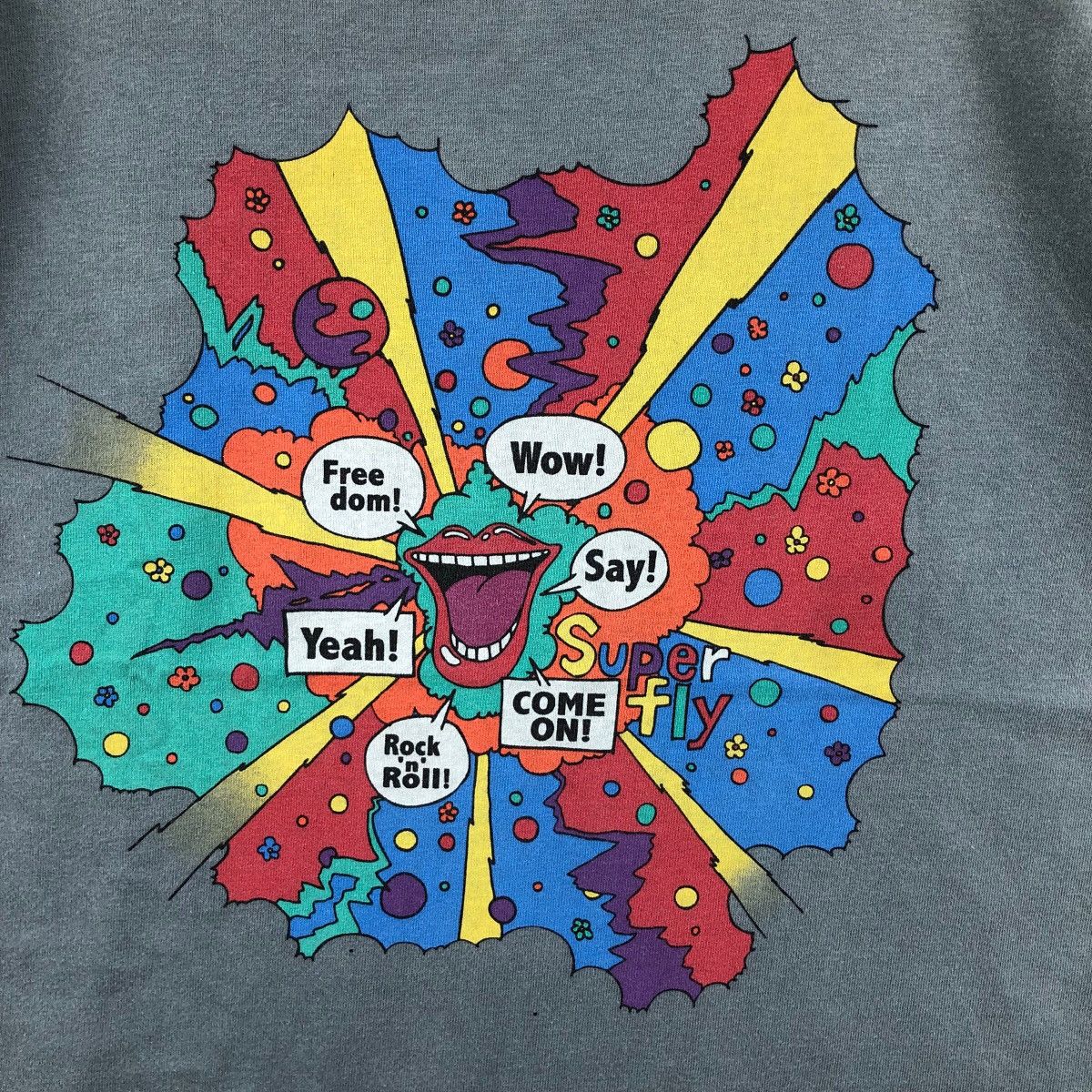 Japanese Brand × Vintage Vintage SUPER FLY Tee Shirt Art Logo Size US M / EU 48-50 / 2 - 3 Thumbnail