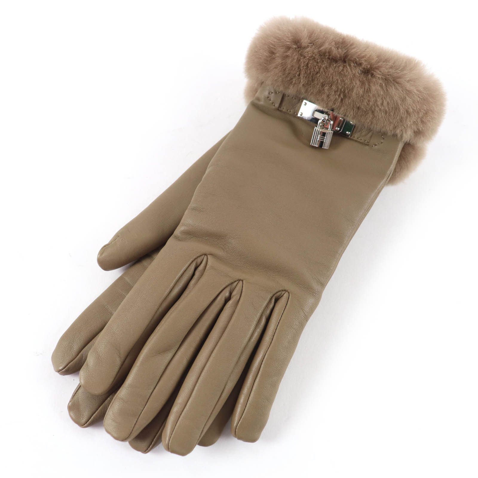 Hermes Hermes Hermes Kelly7.5 Leather Gloves Leather Gloves DUTY FREE for USA Size ONE SIZE - 1 Thumbnail