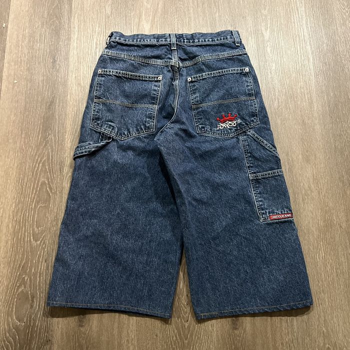 Vintage Vintage JNCO Denim Carpenter Shorts Crown Y2K Rave Jorts | Grailed