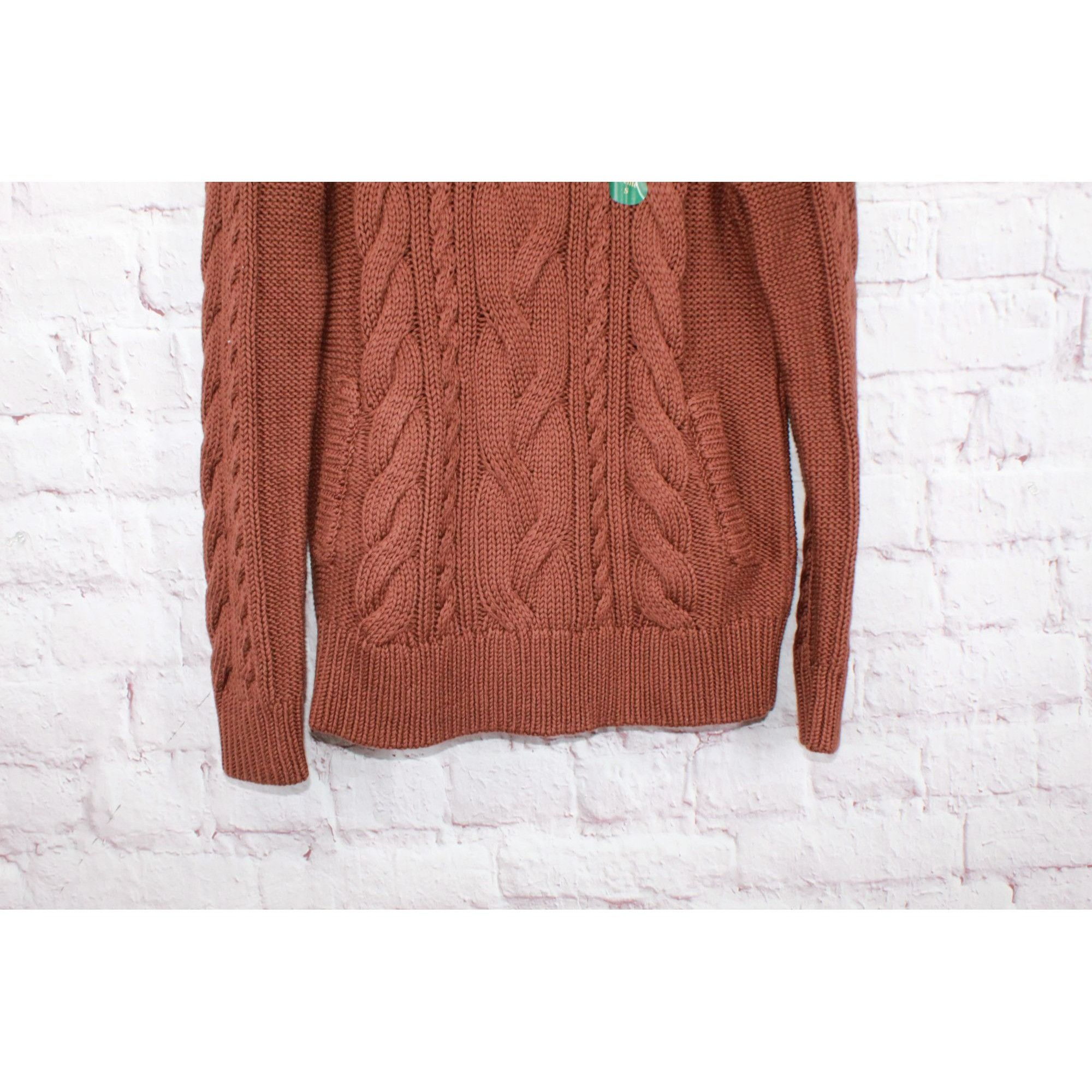 L.L. Bean LL Bean Women's Double L Mixed Cable Sweater Funnelneck Size S / US 4 / IT 40 - 3 Thumbnail