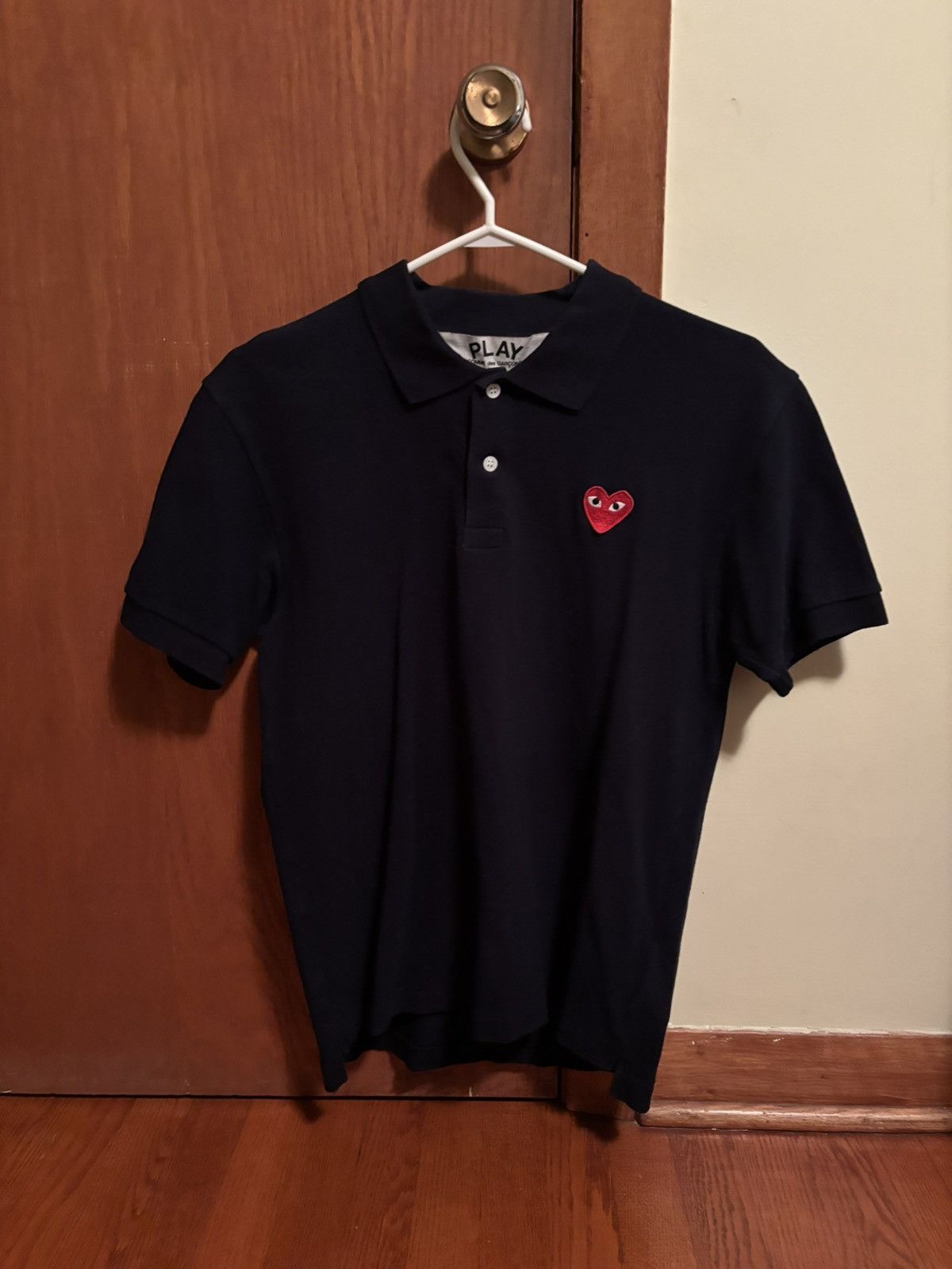 Comme des Garcons PLAY Comme des Garçons Navy Polo Size US XS / EU 42 / 0 - 2 Thumbnail