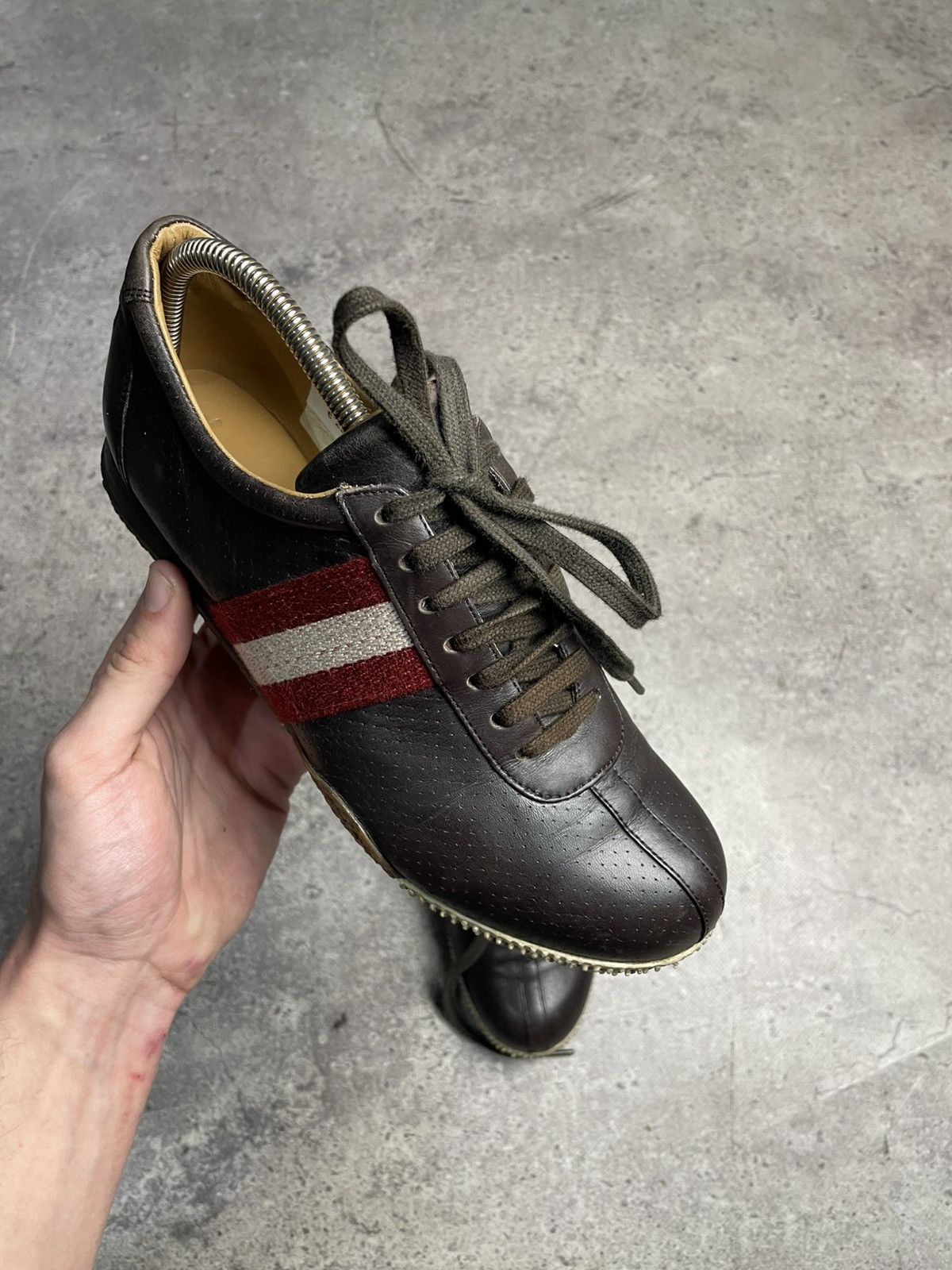 Bally Bally Leather Brown sneakers size EU38 Size US 8 / IT 38 - 4 Thumbnail