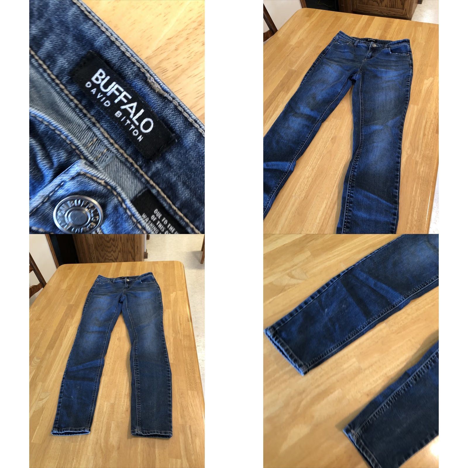 Buffalo David Bitton Buffalo David Bitton Jeans Skinny Blue Low rise soft Size 2/26 28x29 Womens Size 26" / US 2 / IT 38 - 8 Thumbnail