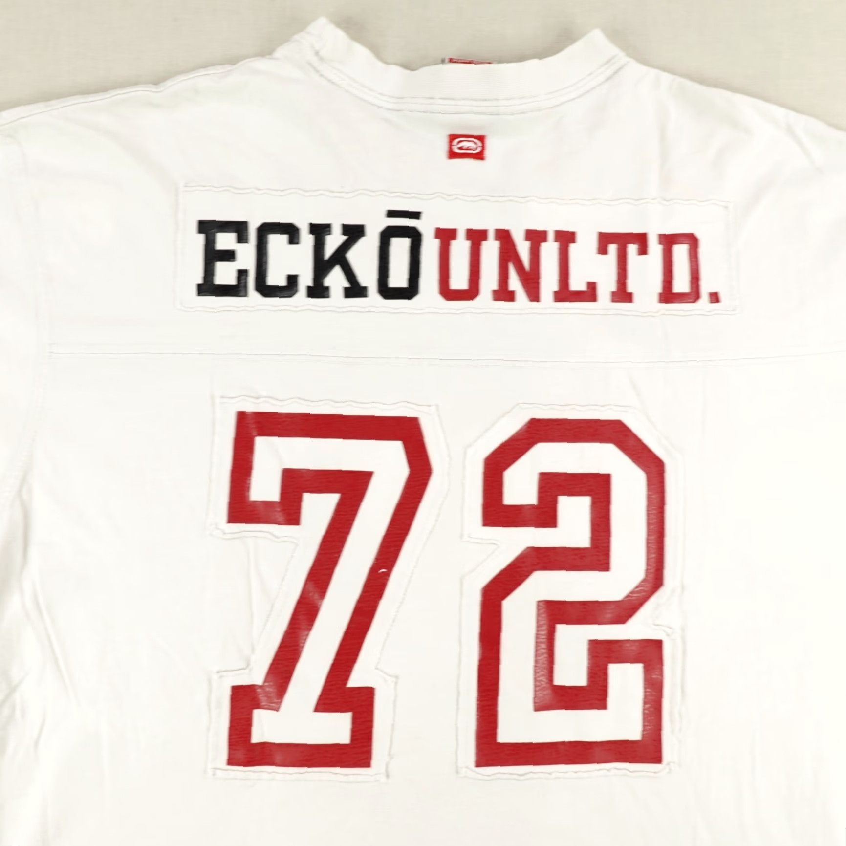 Ecko Unltd. VINTAGE Ecko Unltd Shirt Large White Graphic Print Football Helmet Tee Y2K Mens Size US L / EU 52-54 / 3 - 7 Thumbnail