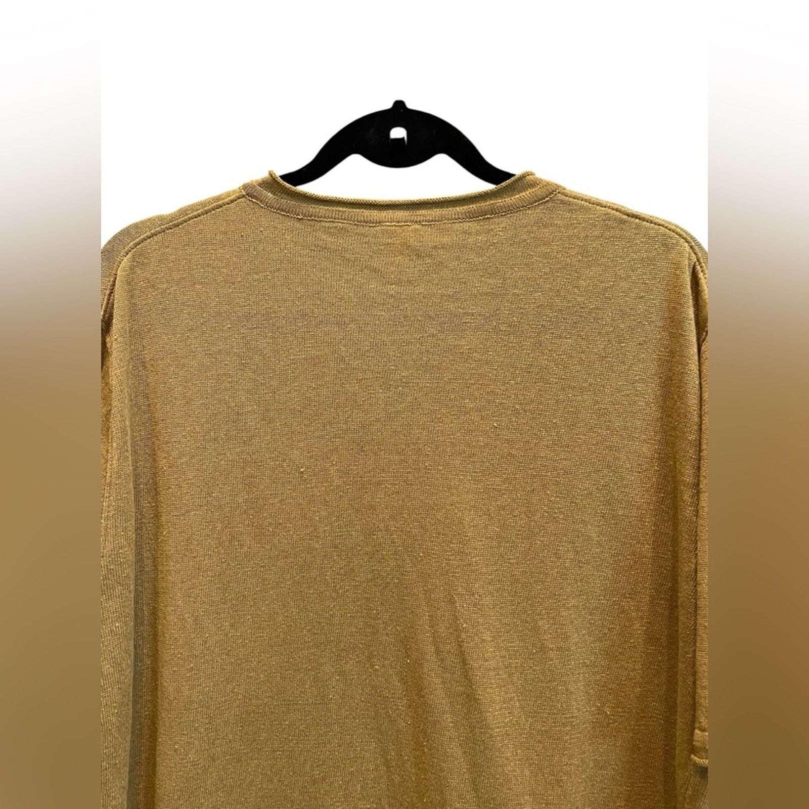 GRP GRP Knit short sleeve henley tee in military green linen Size US L / EU 52-54 / 3 - 4 Thumbnail
