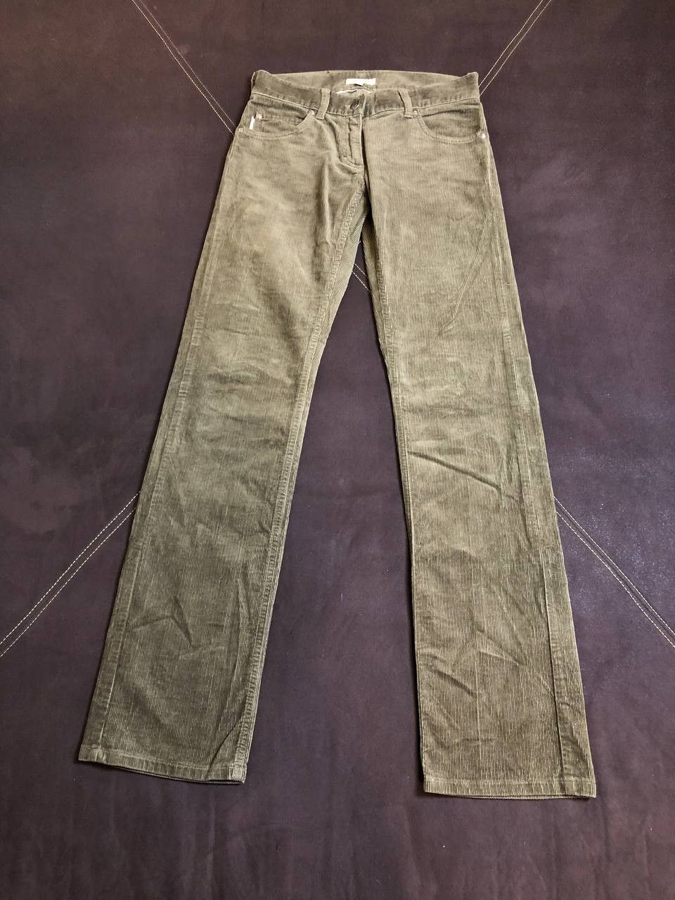 Burberry Burberry Vintage Burberry London Corduroy Pants Stretch Size 27" / US 4 / IT 40 - 1 Thumbnail