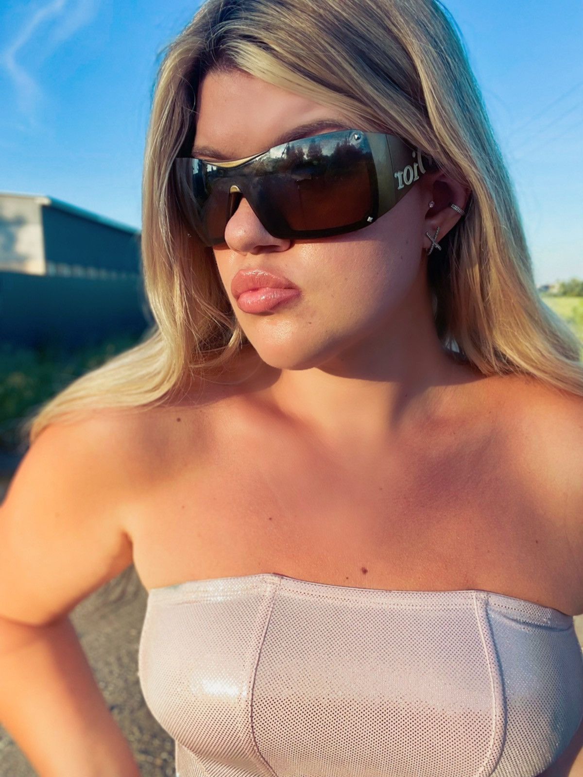 Dior Dior vintage sunglasses Overshine 2 Size ONE SIZE - 14 Thumbnail