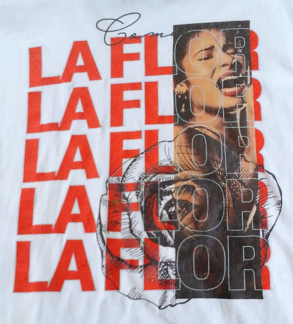 Band Tees Selena Quintinilla Como La Flor Rosas tshirt Size US L / EU 52-54 / 3 - 4 Thumbnail