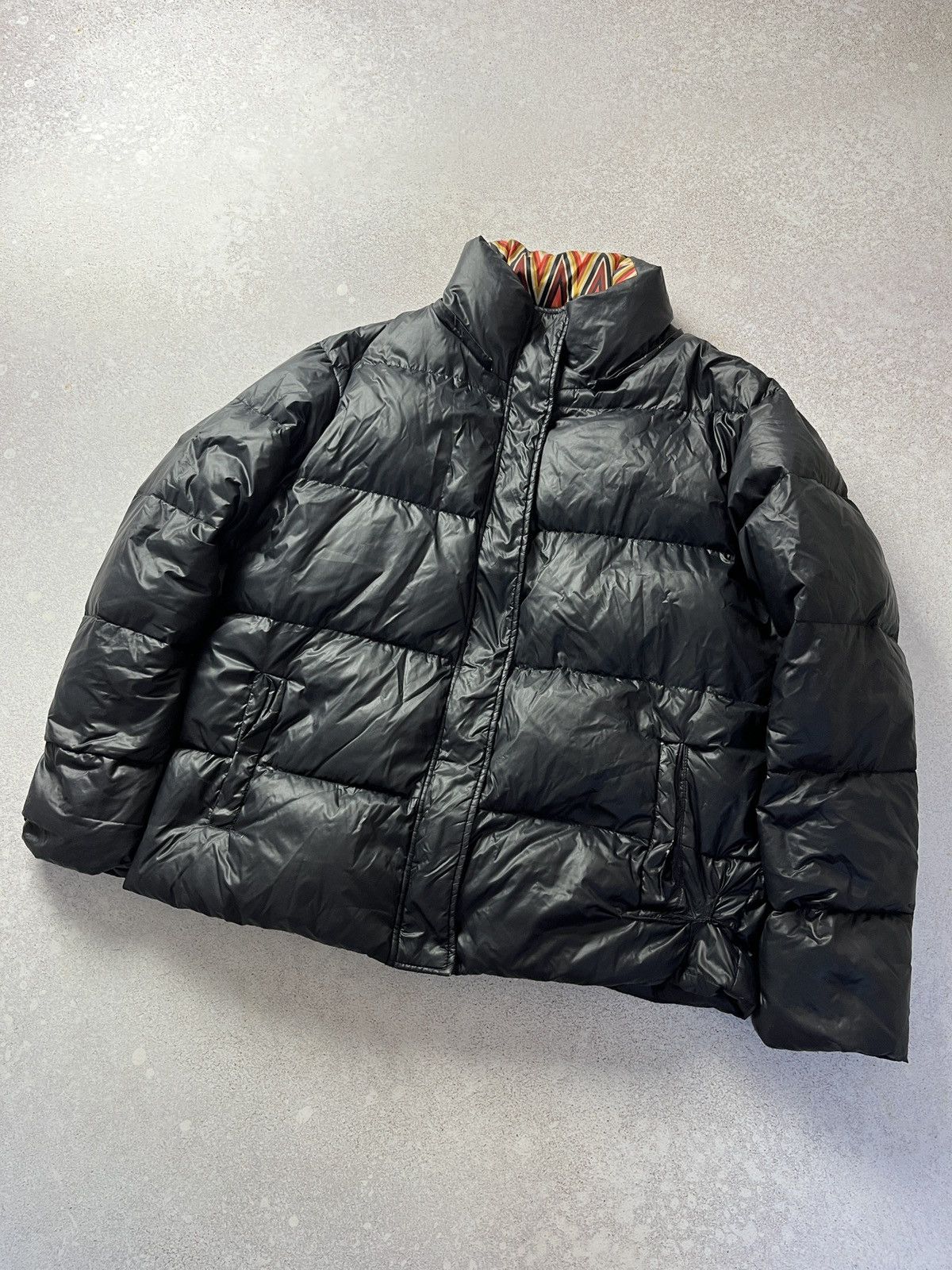 Missoni Missoni Down Puffer Jacket Multicolour Black Size US S / EU 44-46 / 1 - 1 Thumbnail