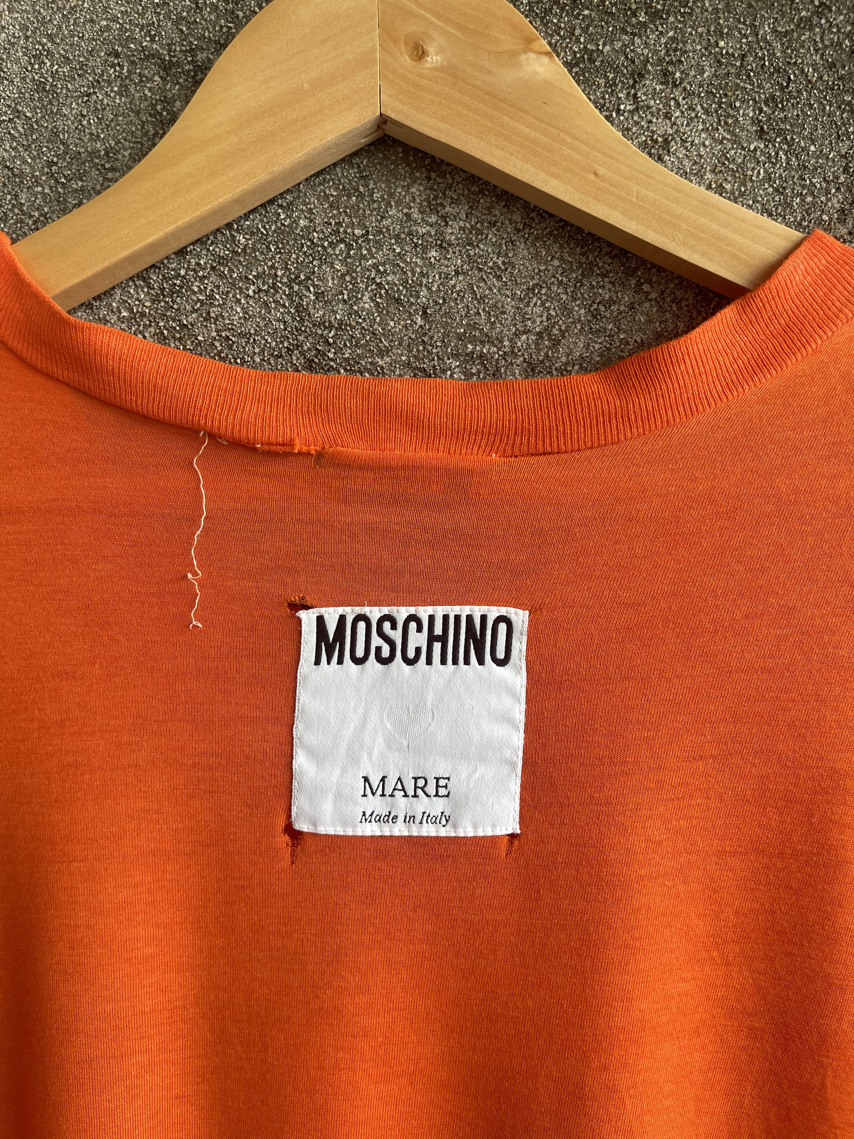 Moschino Trashed🔥MOCHINO MARE🔥Santa Claus Tshirt Size US M / EU 48-50 / 2 - 13 Thumbnail