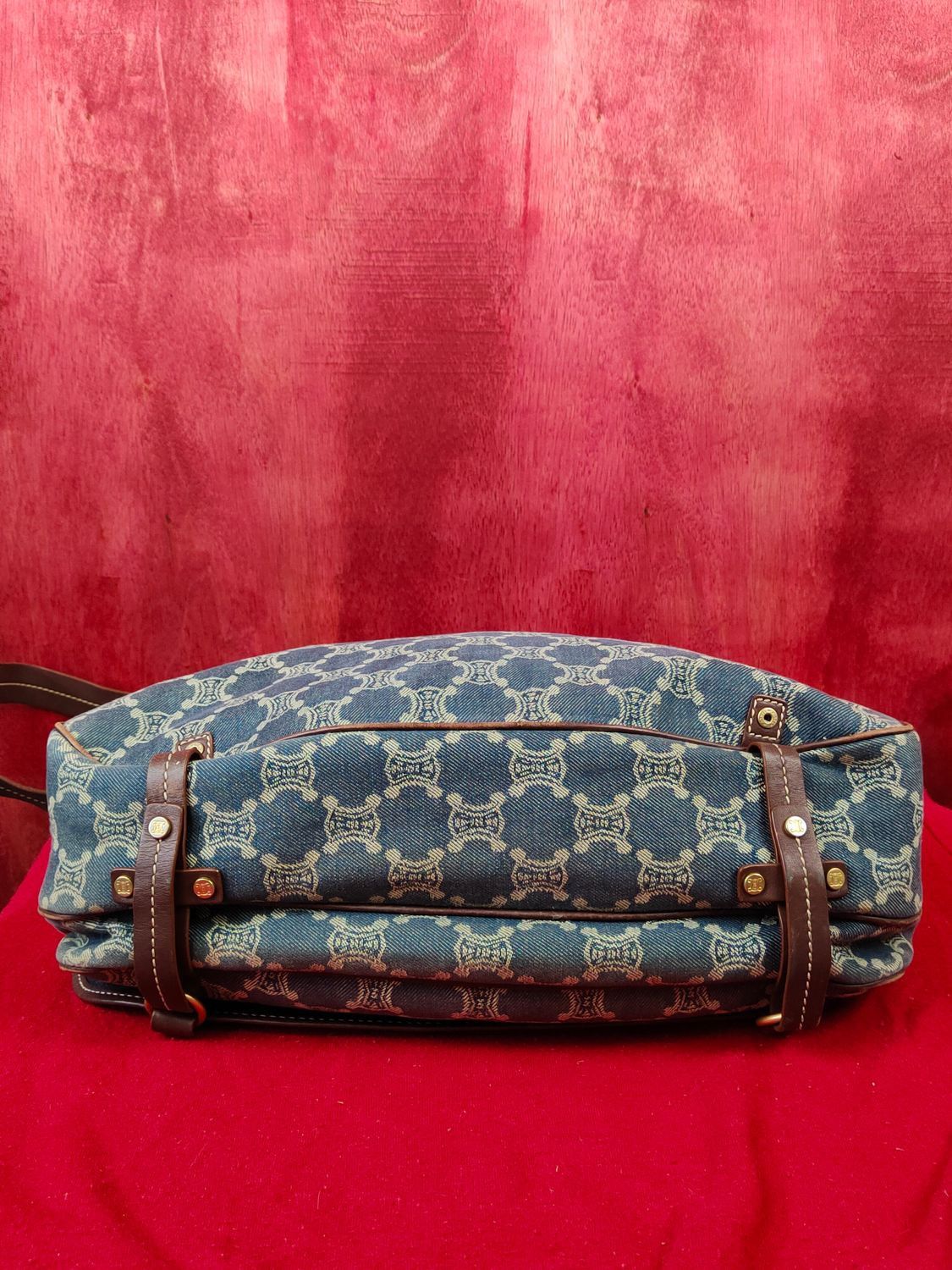 Celine Celine denim monogram vintage Shoulder hand Bag #SB035DLAL Size ONE SIZE - 15 Thumbnail