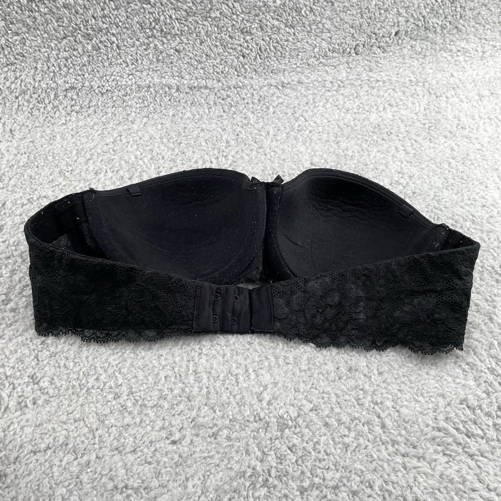 Victoria's Secret Victoria’s Secret Bra 34B Womens Dream Angels Coquette Padded Black Floral Lace Underwired Push Up Bra Brand Victoria's Secret 34B Size ONE SIZE - 4 Thumbnail