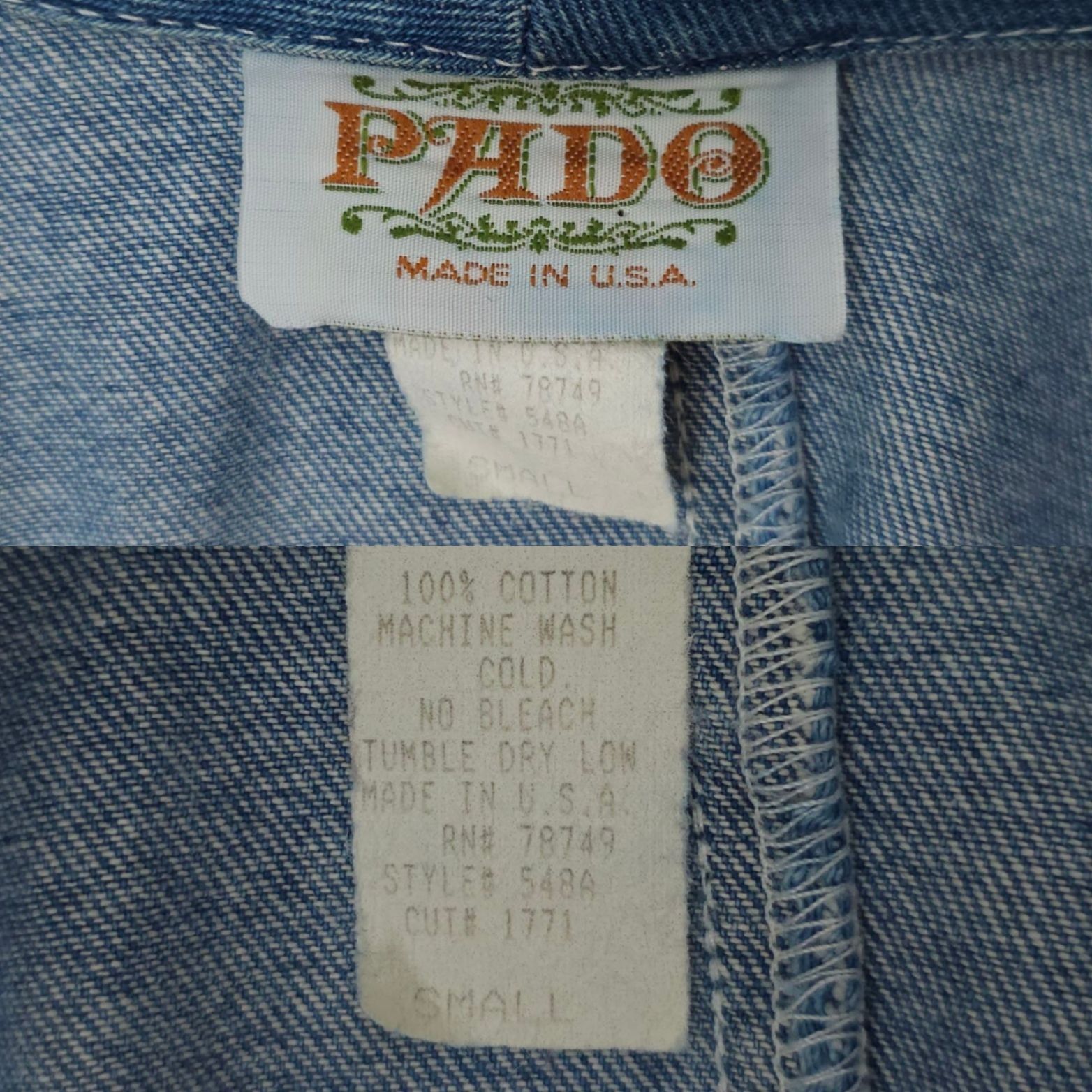Other Pado Denim Western Jacket Womens S Vintage Embellished Open Size S / US 4 / IT 40 - 8 Thumbnail