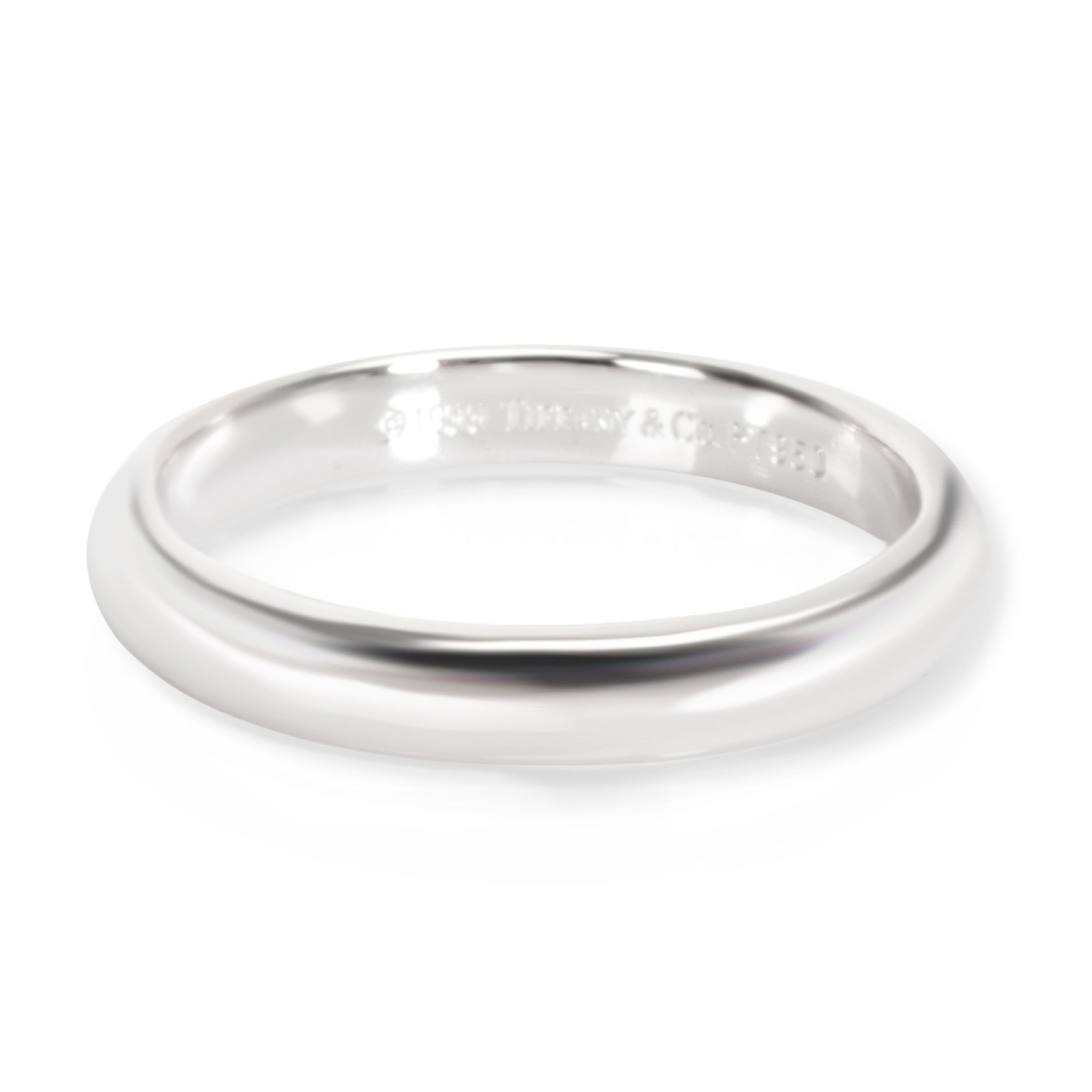 Tiffany Classic 3mm Wedding Band in Platinum