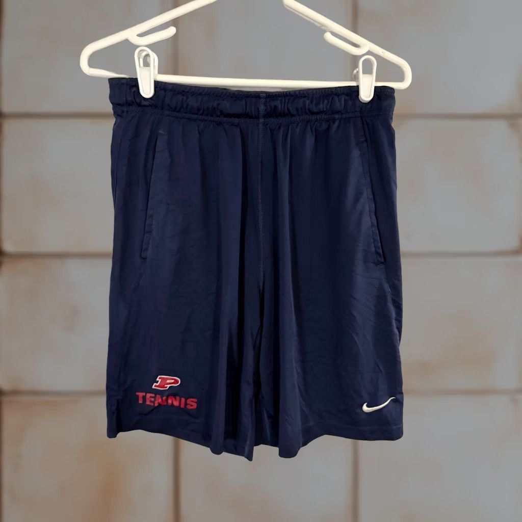 Nike Shorts Mens Medium Navy Purdue NCAA Tennis Dri-Fit Athletic Euc in Blue, Men’s (Size 31)