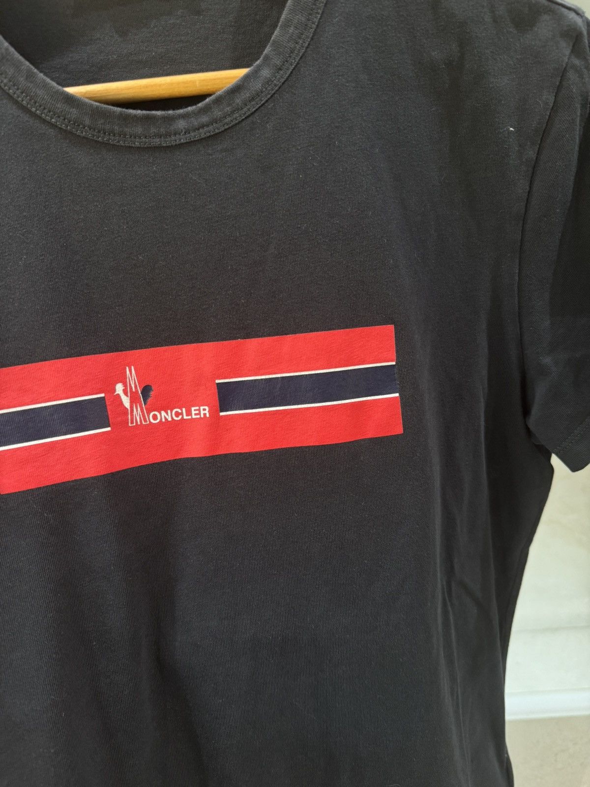 Moncler Moncler black tshirt Size US M / EU 48-50 / 2 - 3 Thumbnail