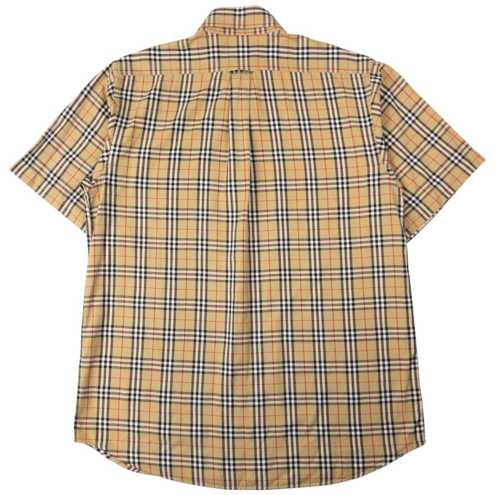Burberry Vintage Burberry Nova Check Short Sleeve Shirt Size M Size US M / EU 48-50 / 2 - 2 Thumbnail
