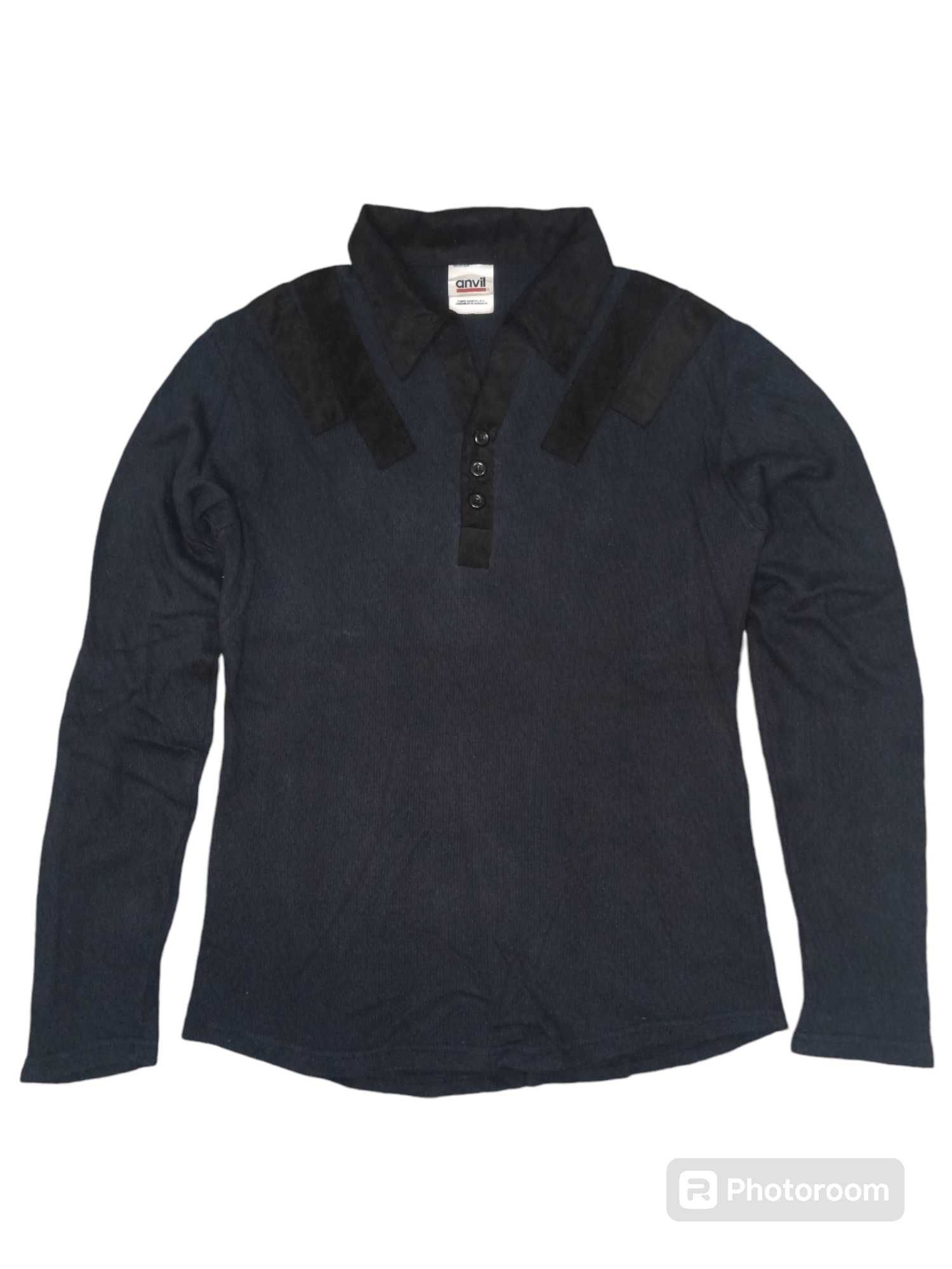 If Six Was Nine × Le Grande Bleu (L.G.B.) Crazy 90s Vintage Style Anvil Long Sleeve Size US S / EU 44-46 / 1 - 4 Thumbnail