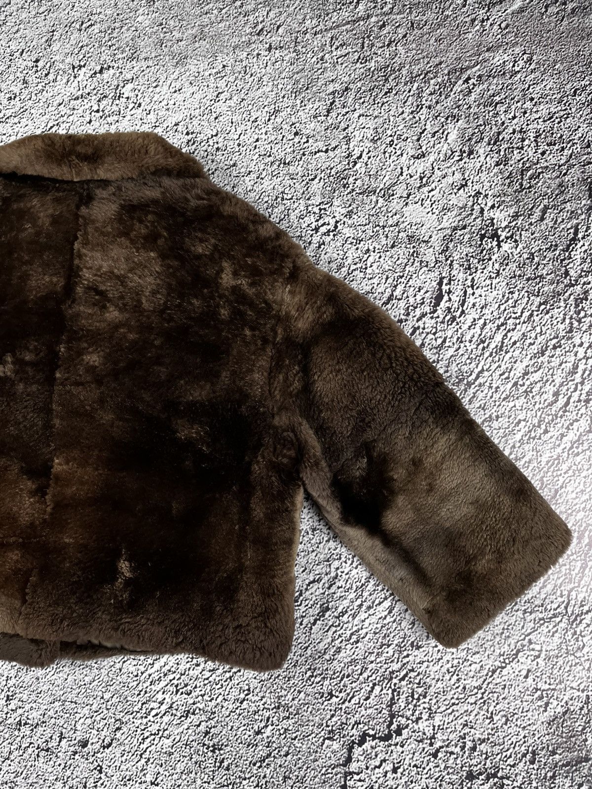 Vintage Vintage Y2K real Fur cropped coat jacket AvantGarde 0Os Size S / US 4 / IT 40 - 11 Thumbnail