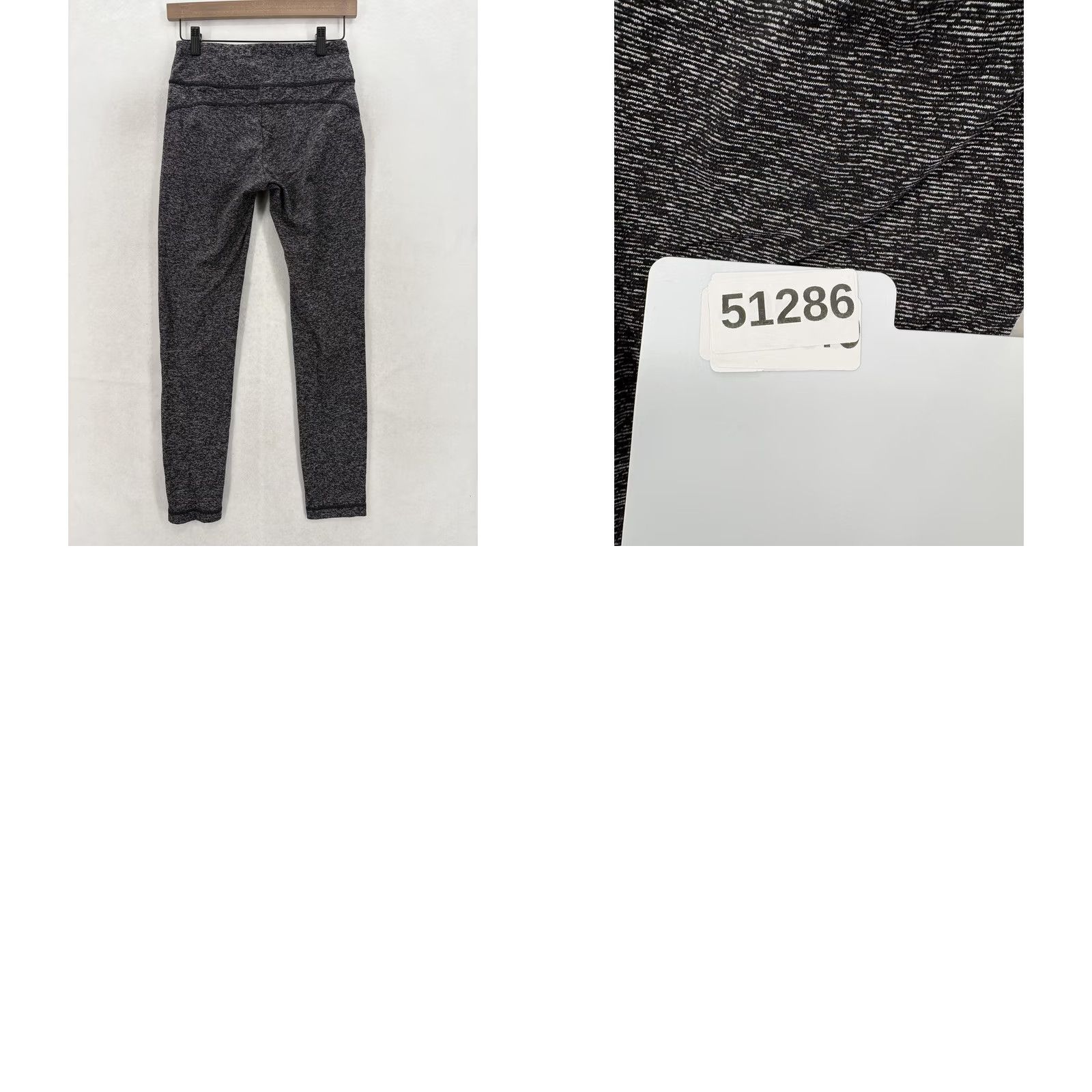 Duluth Trading Company Duluth Hot NoGA Stretch Leggings Womens XS Gray Flecked Ankle Knit Gym Size 26" / US 2 / IT 38 - 9 Thumbnail